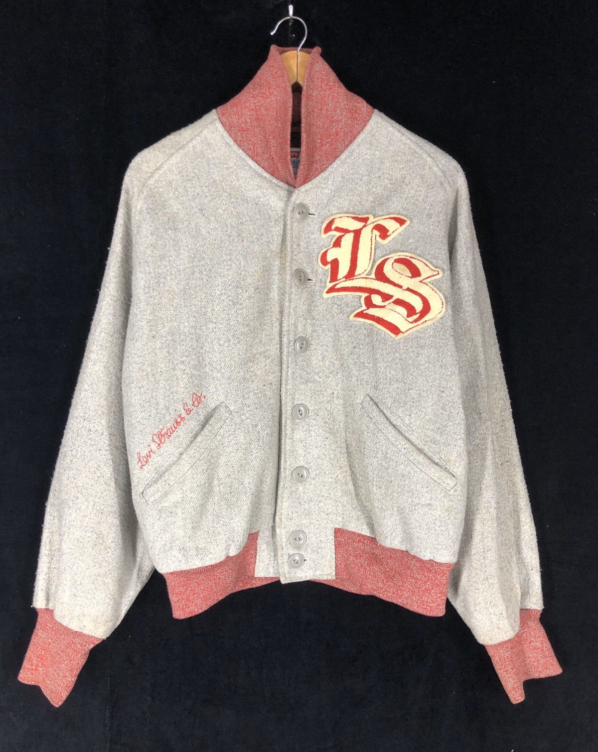 Levi's Vintage Clothing × Vintage Vintage Levi's Varsity Wool Jacket - Size M (70305-9753) Size US M / EU 48-50 / 2 - 1 Thumbnail