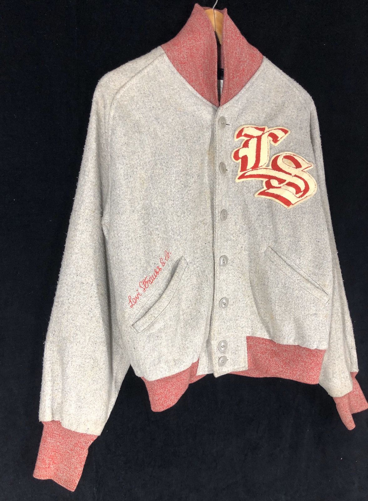 Levi's Vintage Clothing × Vintage Vintage Levi's Varsity Wool Jacket - Size M (70305-9753) Size US M / EU 48-50 / 2 - 5 Thumbnail