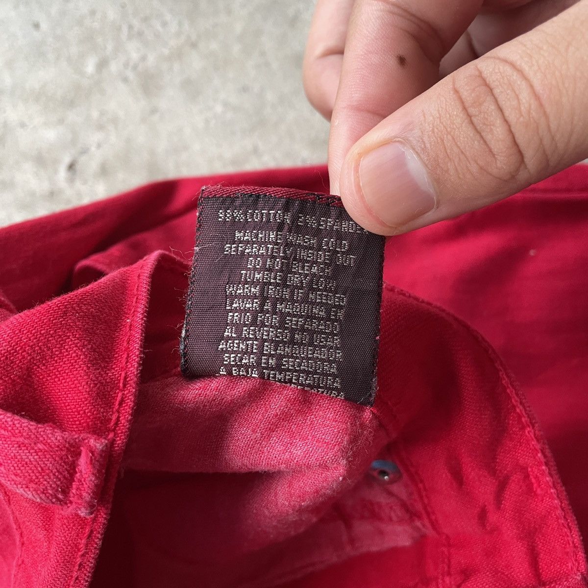 Vintage Vintage NEBLUE Made In Usa Red Trousers Casual Pants W32 Size US 32 / EU 48 - 9 Thumbnail