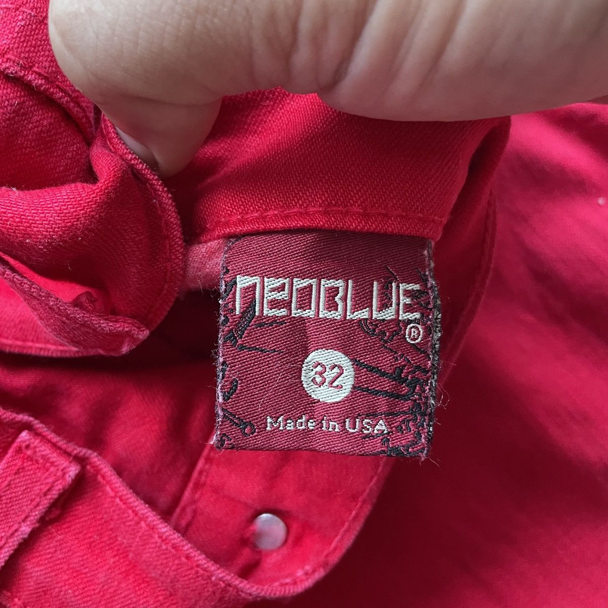 Vintage Vintage NEBLUE Made In Usa Red Trousers Casual Pants W32 Size US 32 / EU 48 - 8 Thumbnail