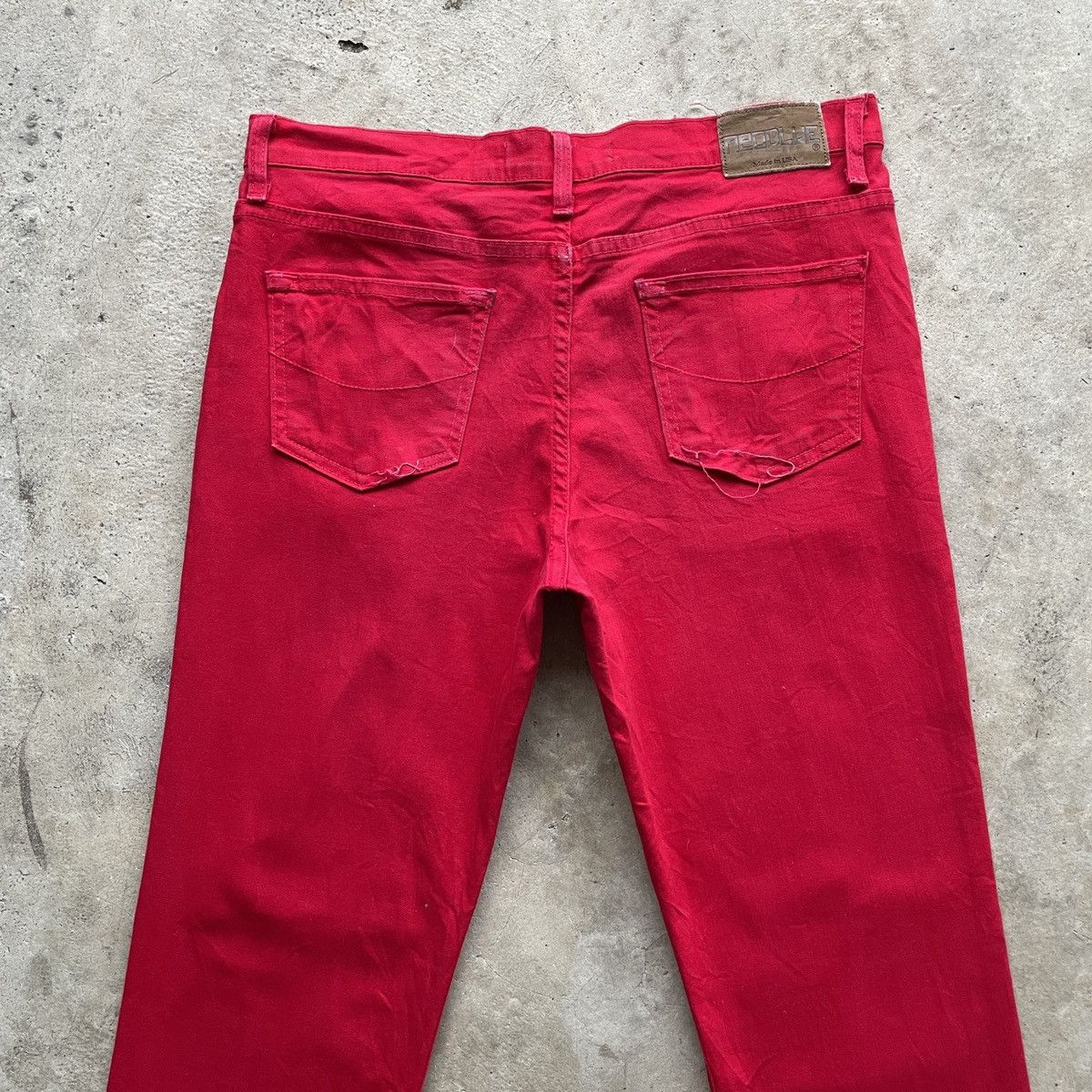 Vintage Vintage NEBLUE Made In Usa Red Trousers Casual Pants W32 Size US 32 / EU 48 - 12 Thumbnail