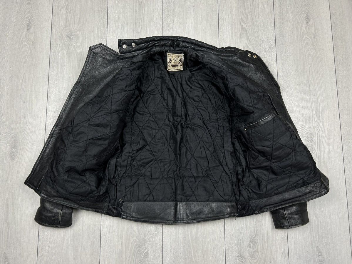 Vintage Leather biker vintage Jacket Black size S Size US S / EU 44-46 / 1 - 5 Thumbnail