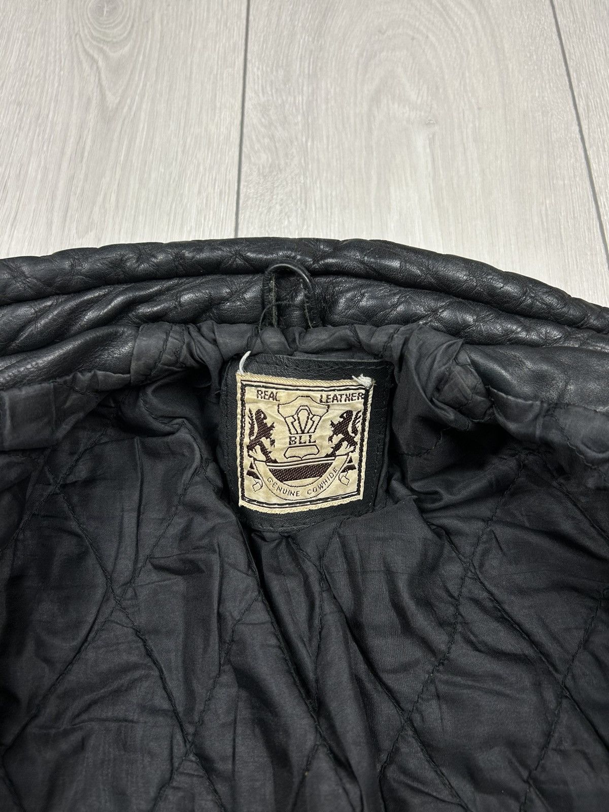 Vintage Leather biker vintage Jacket Black size S Size US S / EU 44-46 / 1 - 6 Thumbnail