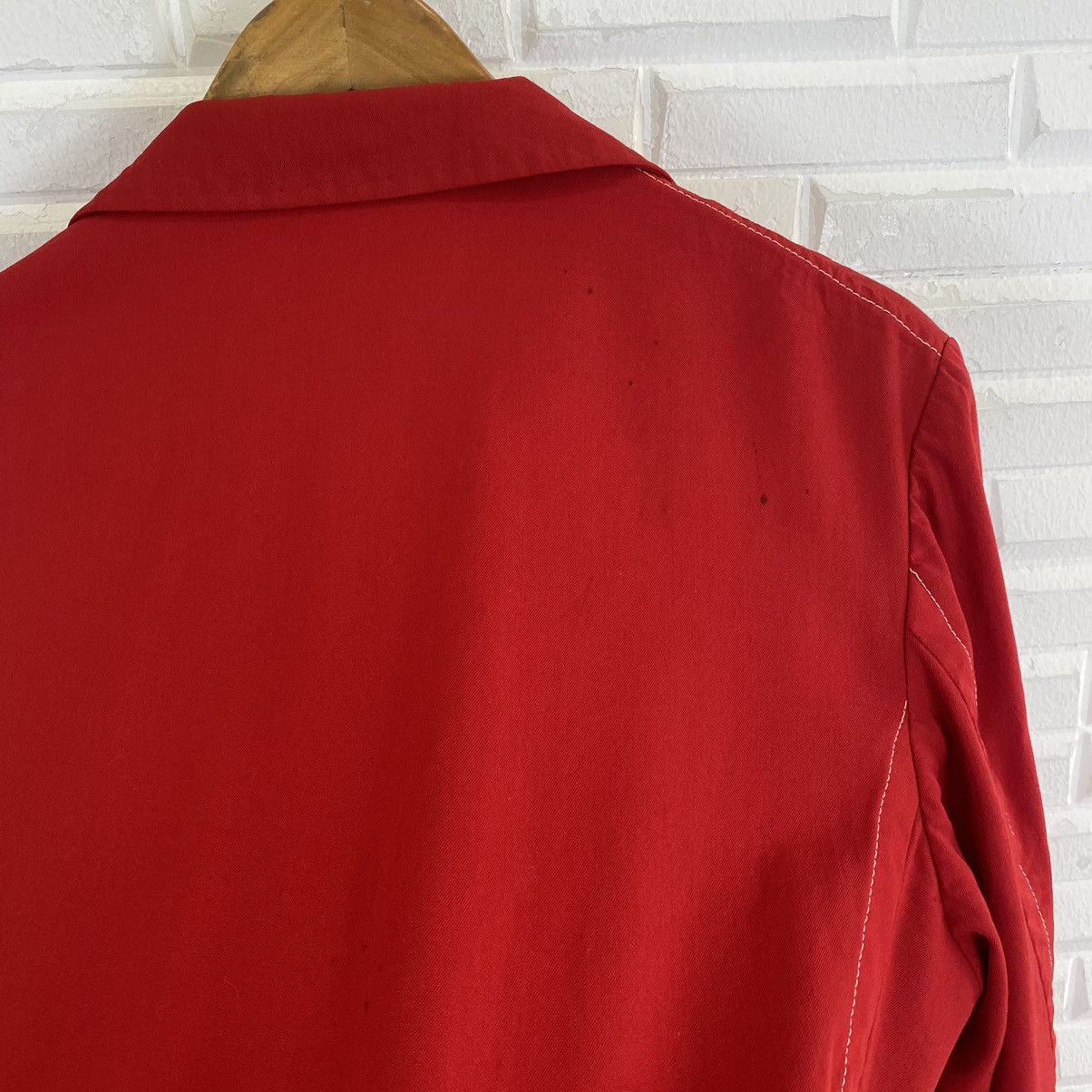 Yohji Yamamoto ☀️Y'S YOHJI YAMAMOTO LEATHER SLEEVE JACKET Size US M / EU 48-50 / 2 - 13 Thumbnail