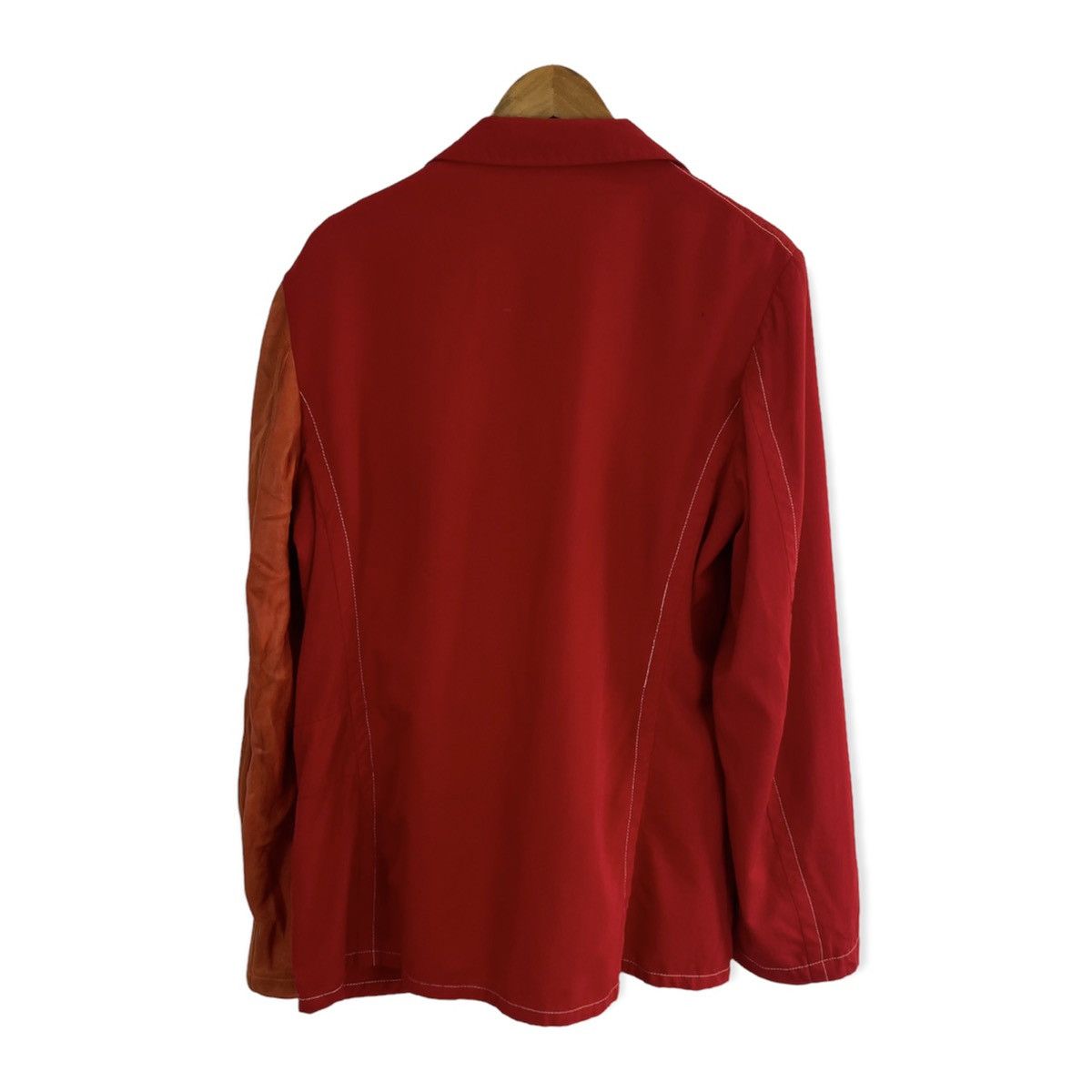 Yohji Yamamoto ☀️Y'S YOHJI YAMAMOTO LEATHER SLEEVE JACKET Size US M / EU 48-50 / 2 - 2 Thumbnail