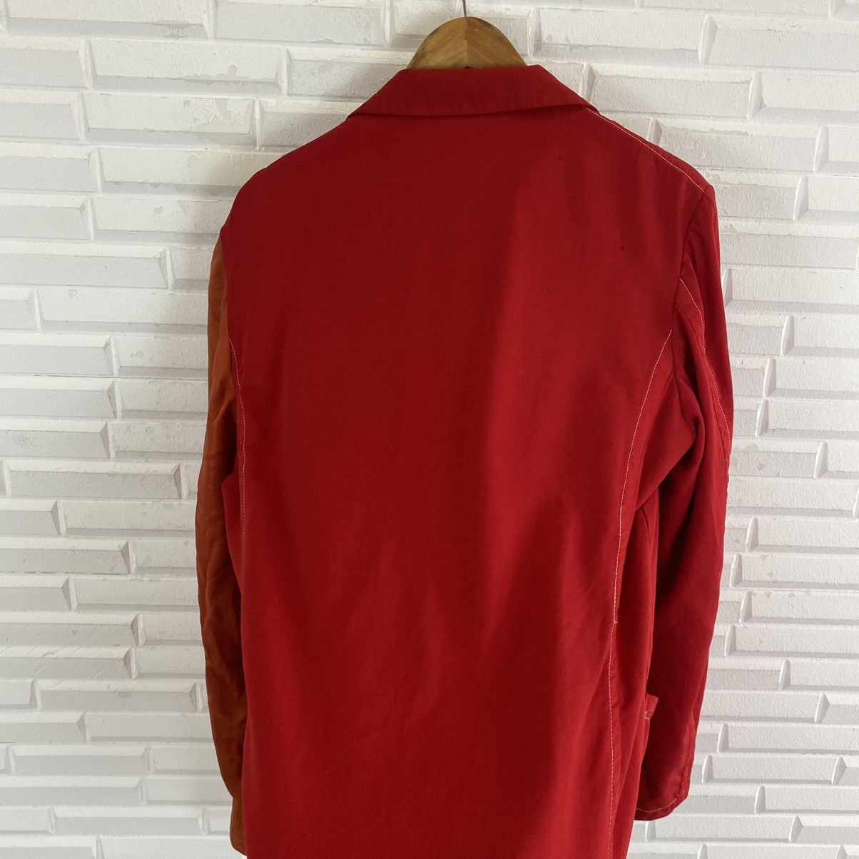 Yohji Yamamoto ☀️Y'S YOHJI YAMAMOTO LEATHER SLEEVE JACKET Size US M / EU 48-50 / 2 - 12 Thumbnail