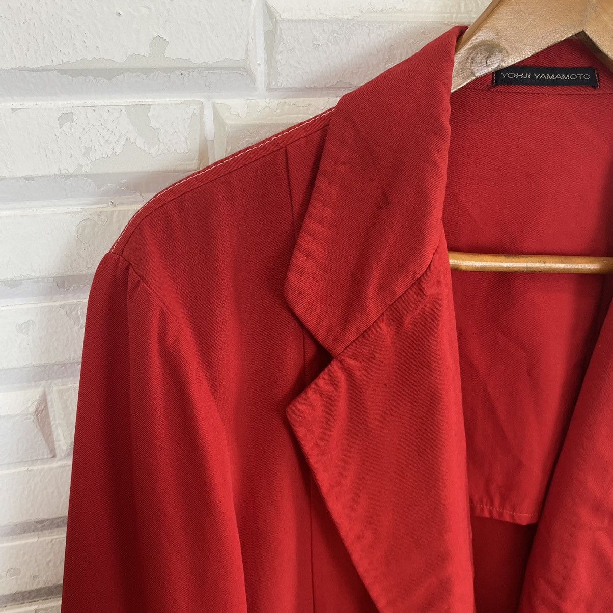 Yohji Yamamoto ☀️Y'S YOHJI YAMAMOTO LEATHER SLEEVE JACKET Size US M / EU 48-50 / 2 - 10 Thumbnail