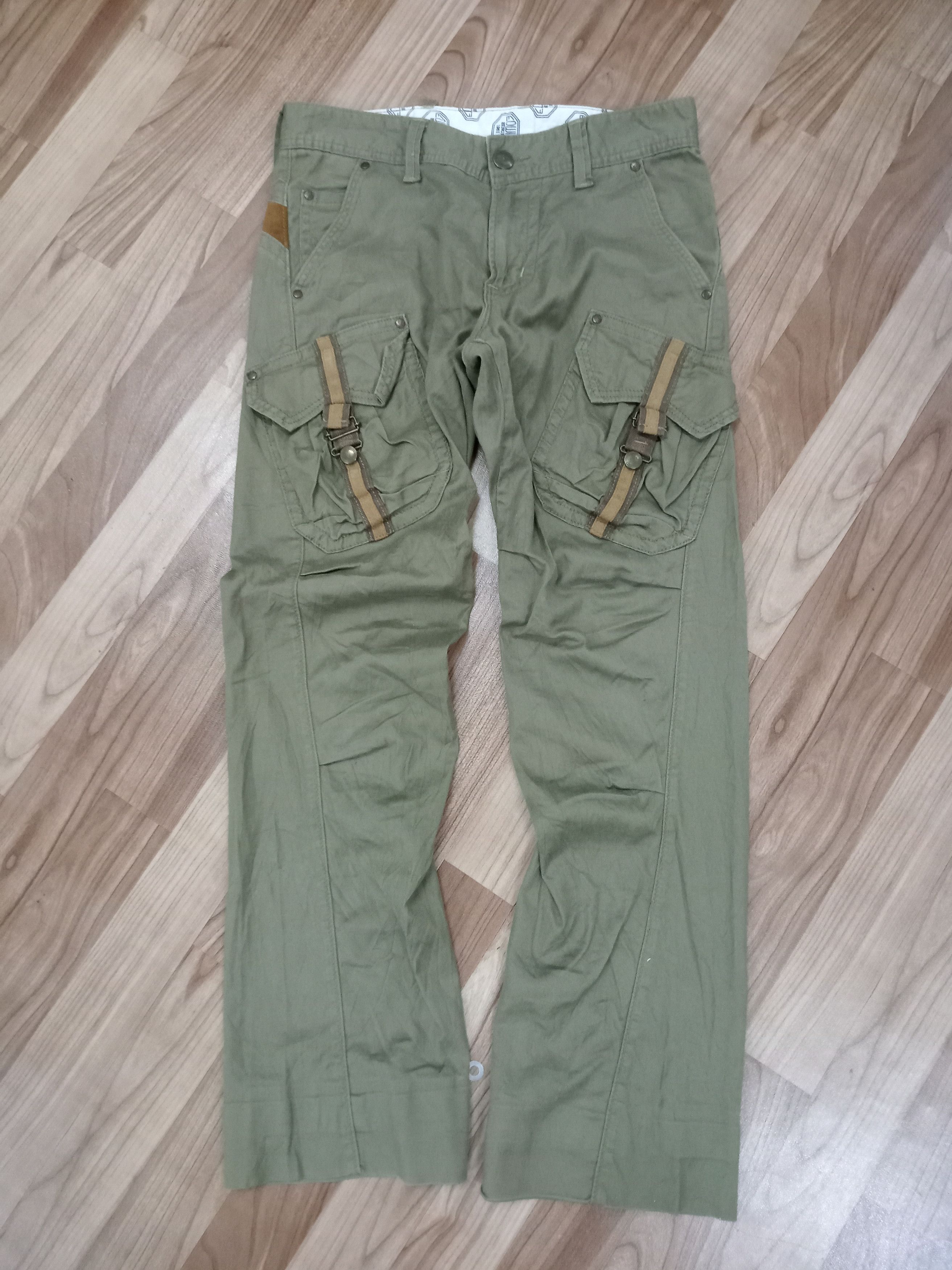 image of Tactical Multipocket Edwin Cargo Pant in Raw Olive, Men's (Size 31)