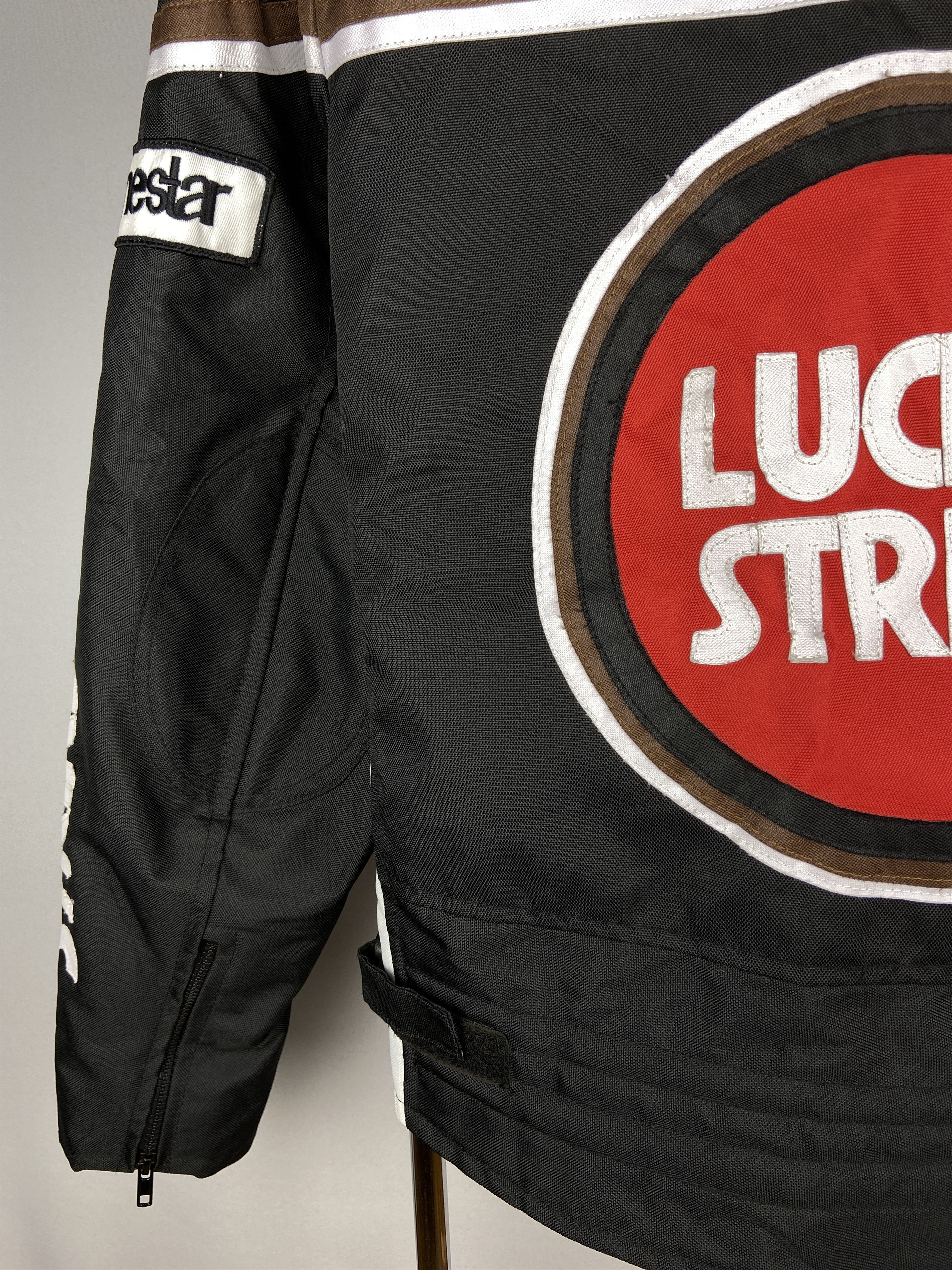 Lucky strike down jacket 企業 90s' 冬物 黒