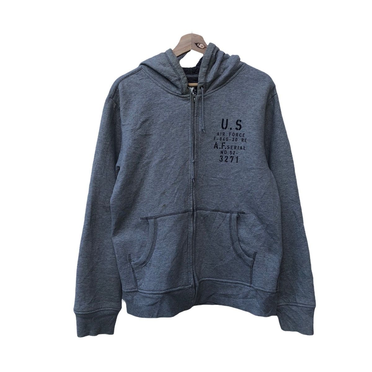 Avirex AVIREX PX US AIR FORCE Sweathirt Sherling HOODIE JACKET Size US M / EU 48-50 / 2 - 1 Thumbnail
