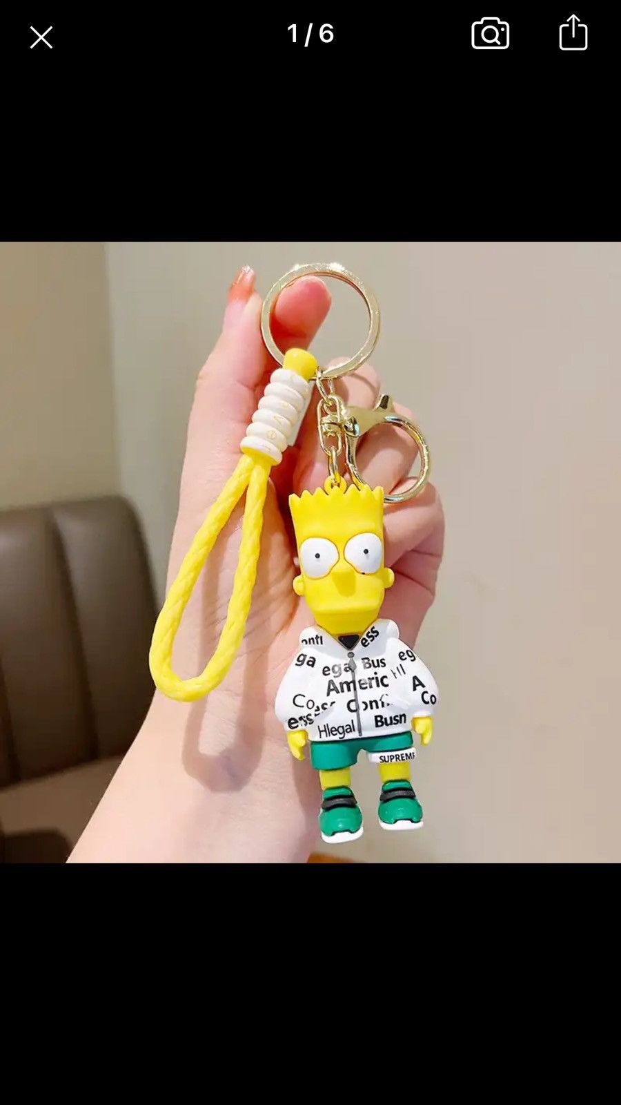 Other Cartoon keychain bute bag/car key hanging doll Size ONE SIZE - 1 Thumbnail