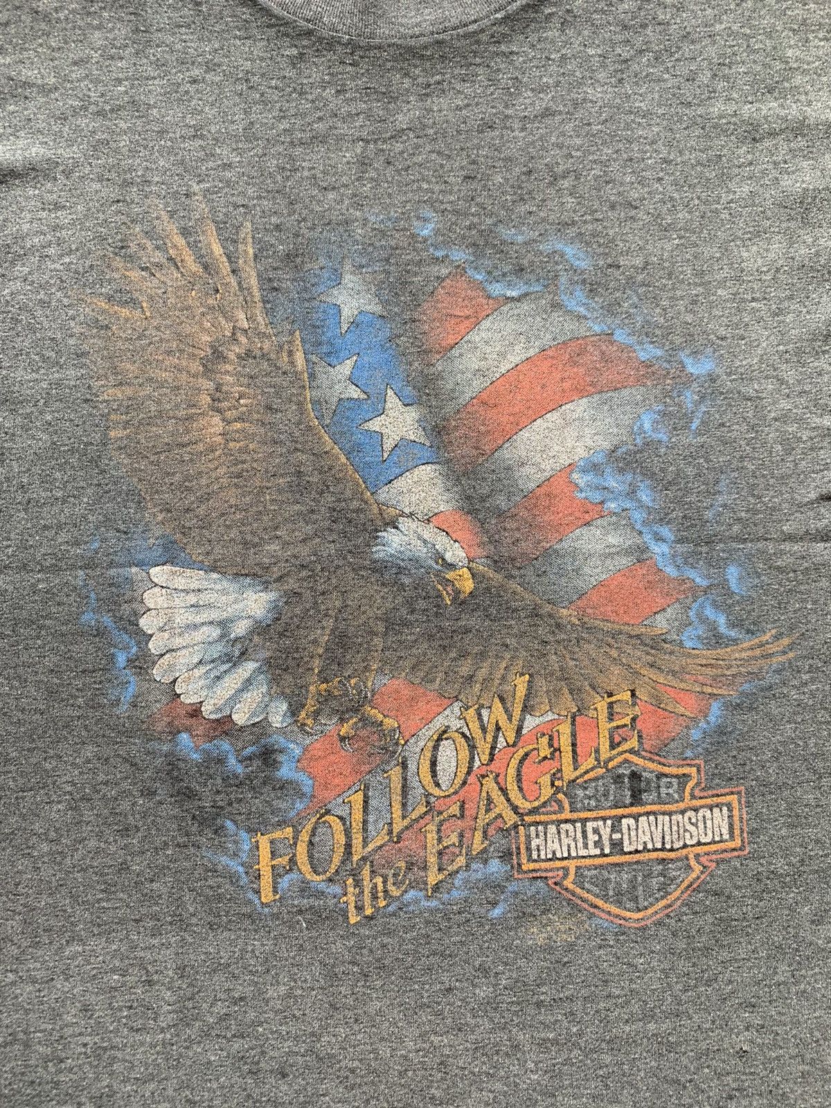 Harley Davidson Vintage Harley Davidson 3D Emblem Follow The Eagle T-Shirt Size US L / EU 52-54 / 3 - 2 Thumbnail