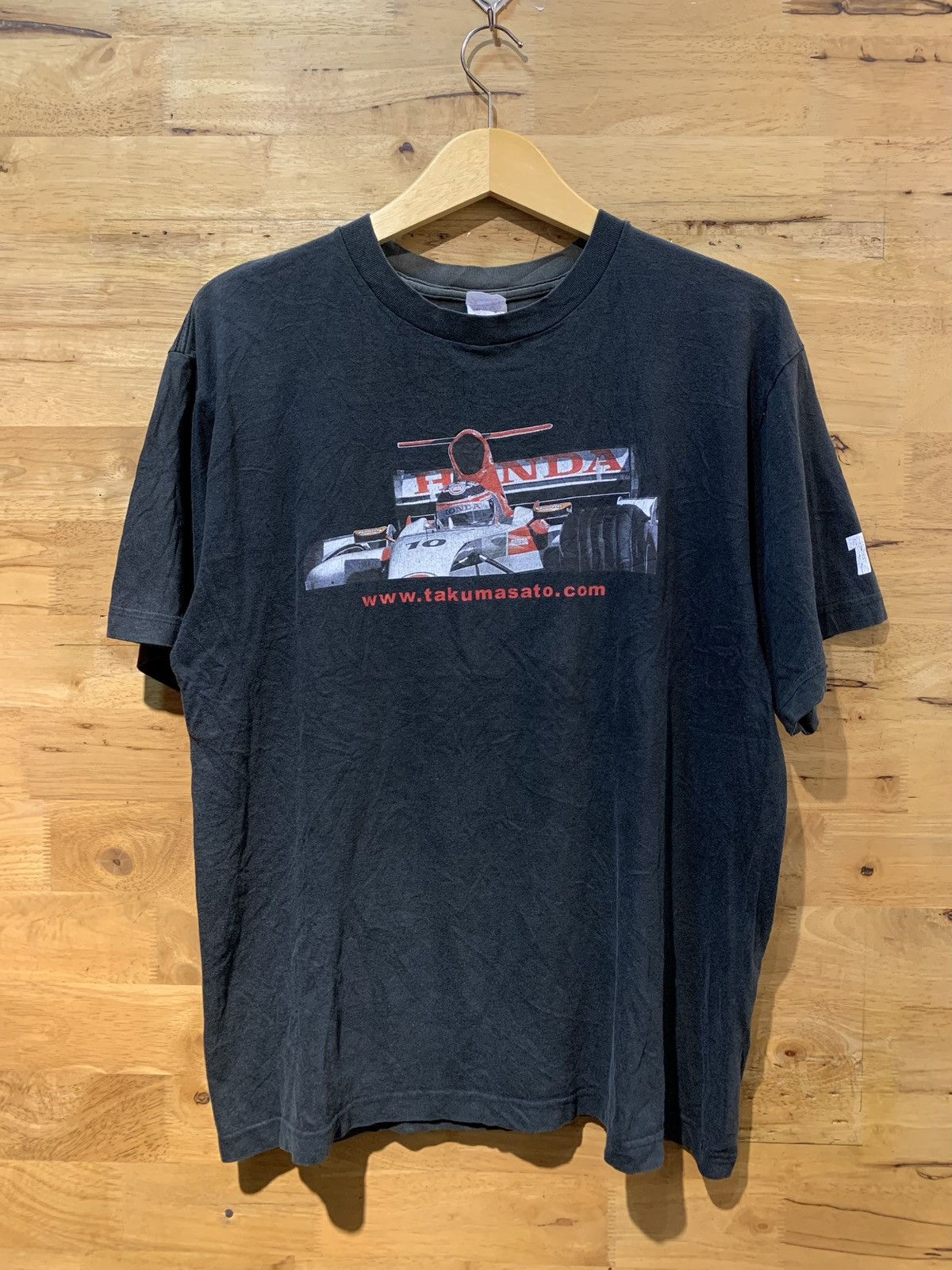 Formula 1 Vintage Taku Masato 10 Honda Racing T-Shirt Size US L / EU 52-54 / 3 - 1 Thumbnail