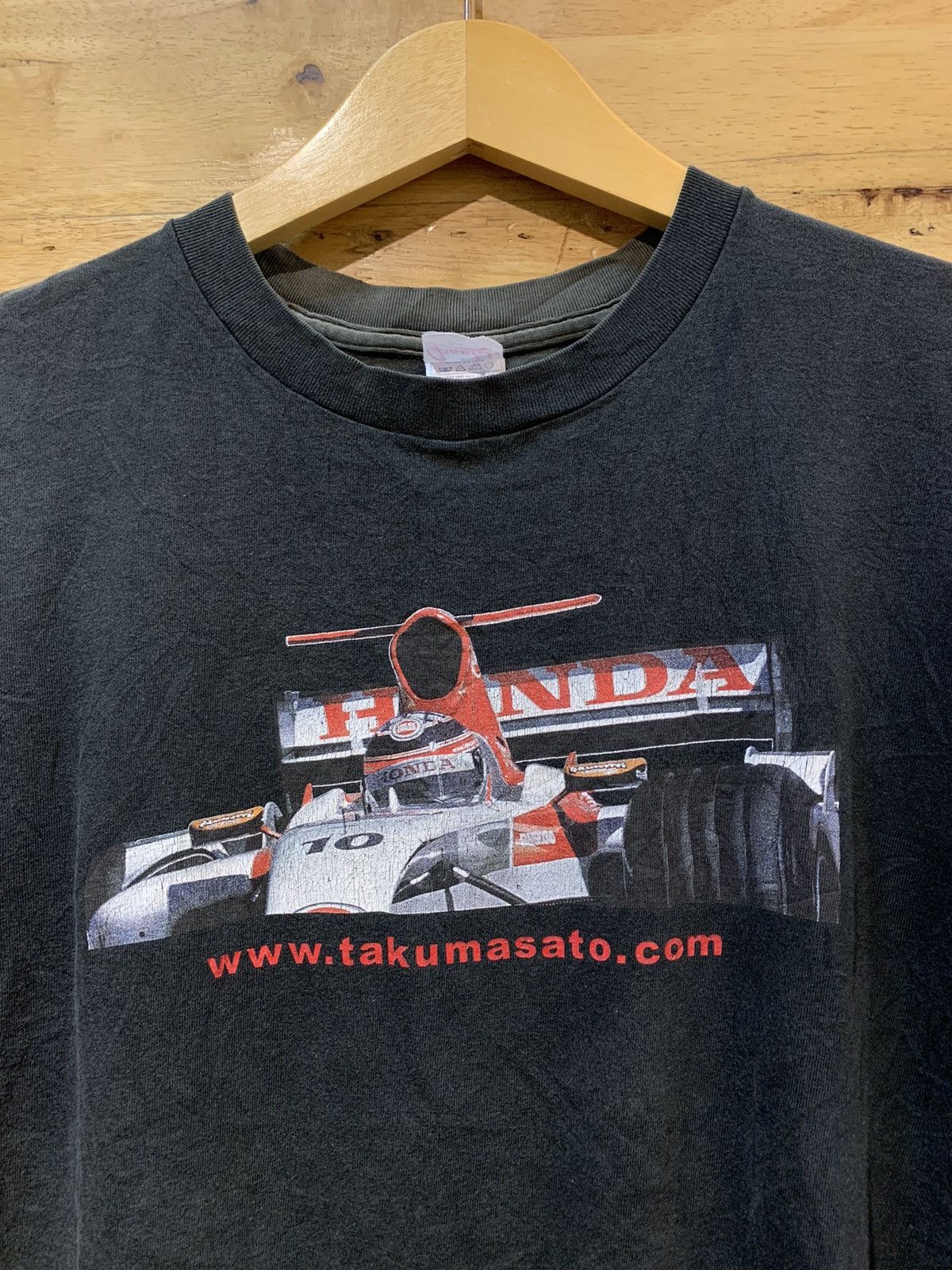 Formula 1 Vintage Taku Masato 10 Honda Racing T-Shirt Size US L / EU 52-54 / 3 - 3 Thumbnail
