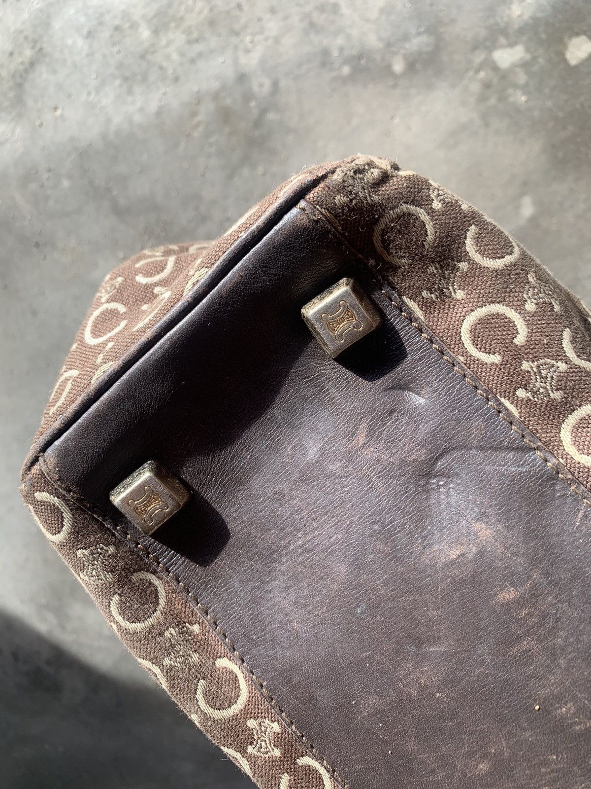 Celine Vintage Celine monogram bag Size ONE SIZE - 6 Thumbnail