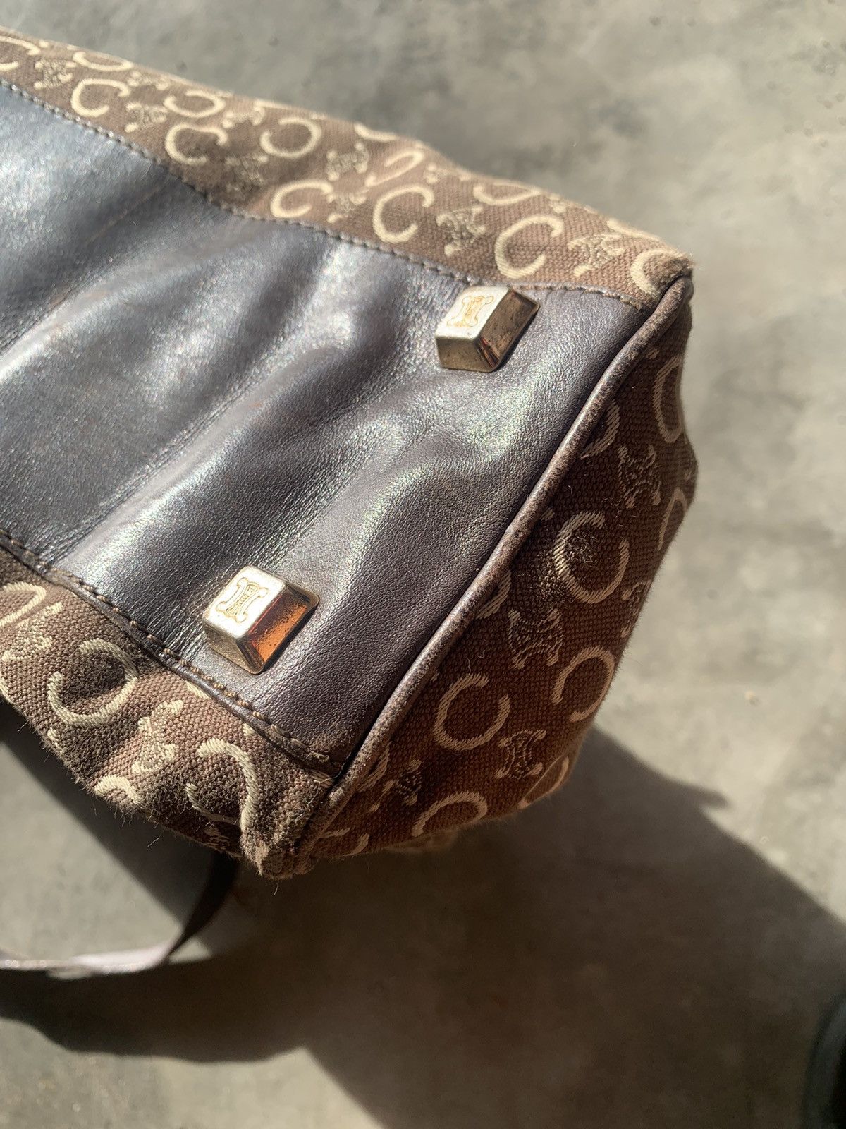 Celine Vintage Celine monogram bag Size ONE SIZE - 7 Thumbnail