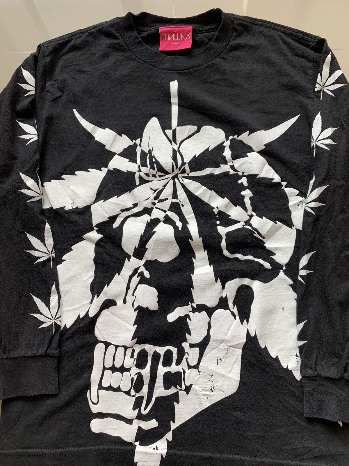 If Six Was Nine MNWKA Mishka Marijuana Long Sleeve Size US S / EU 44-46 / 1 - 3 Thumbnail