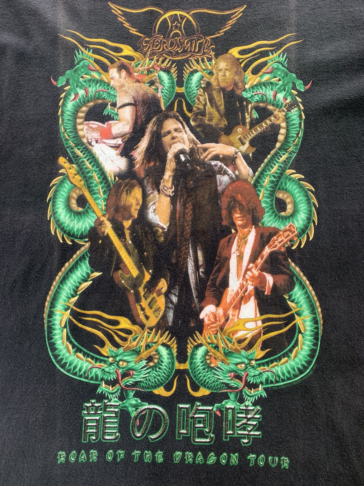 Band Tees Vintage 90s Aerosmith Roar Of The Dragon Tour T Shirt Size US M / EU 48-50 / 2 - 6 Thumbnail