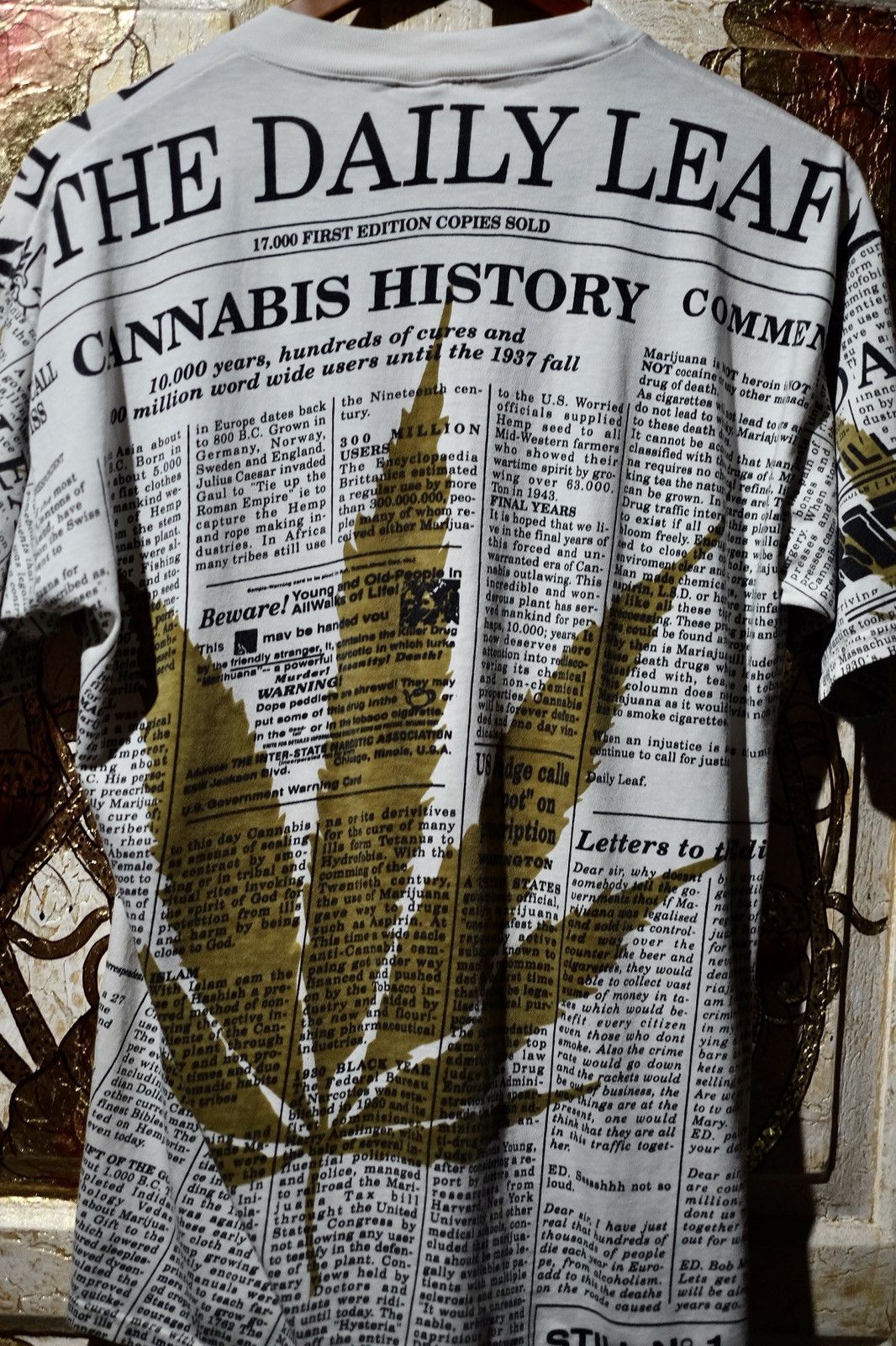Vintage Vintage Cannabis History OVP size L Size US L / EU 52-54 / 3 - 9 Thumbnail