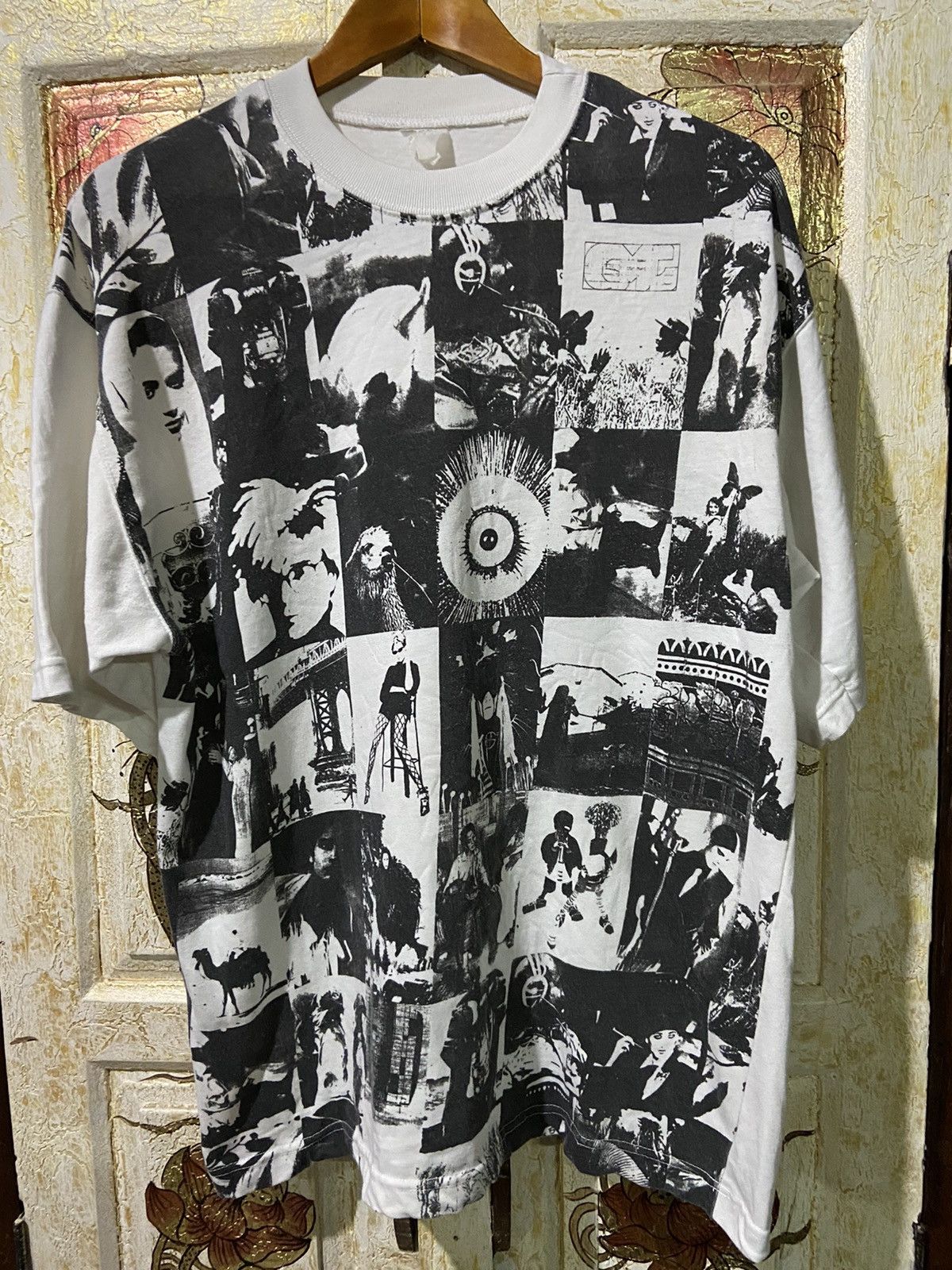 image of Vintage Ovp Black And White Photo Celebrity Andy Warhol L, Men's (Size Large)