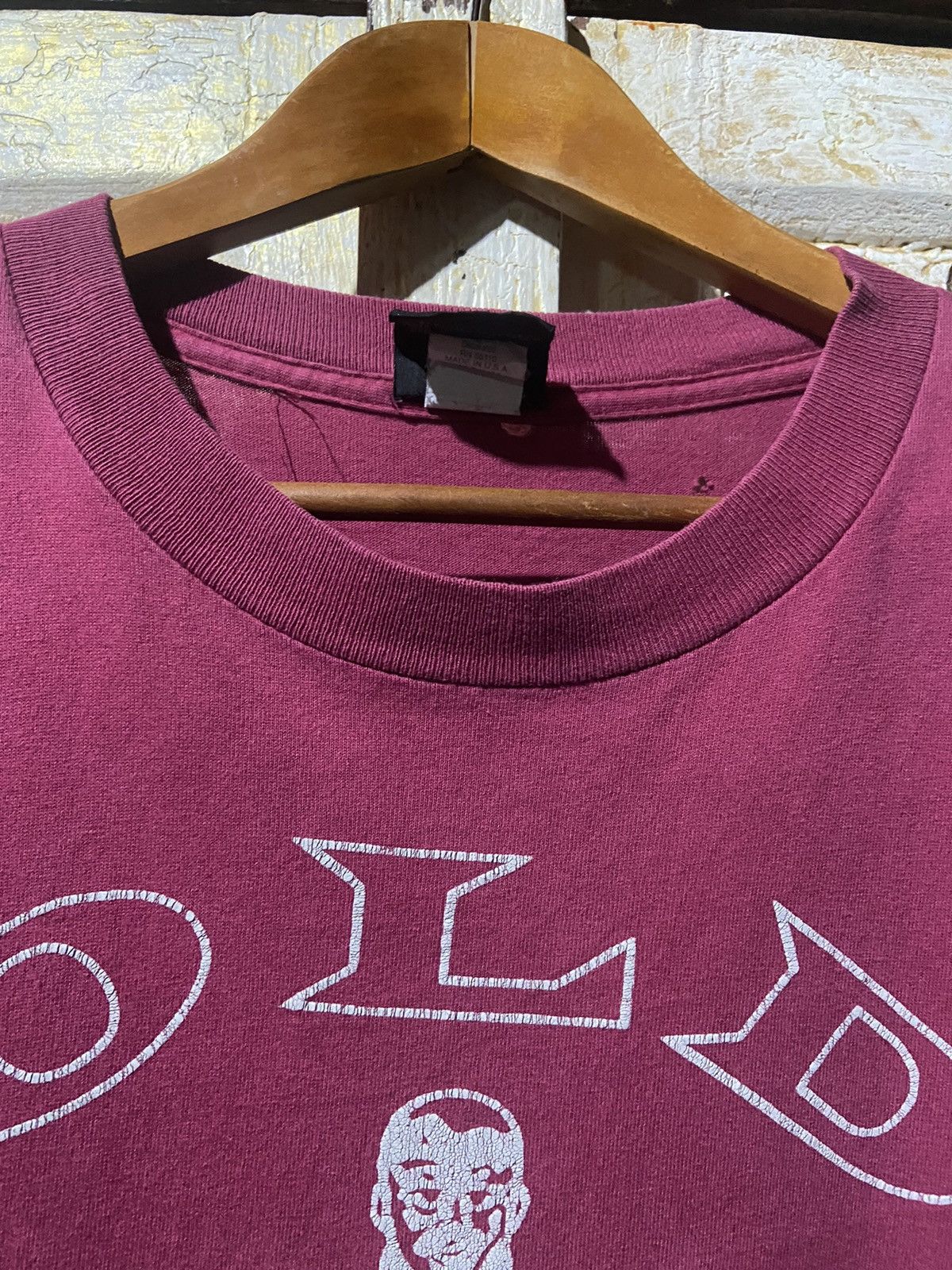 Vintage 💥Vintage 90s💥 Goldgym classic gym burgundy nice fade size M Size US M / EU 48-50 / 2 - 3 Thumbnail