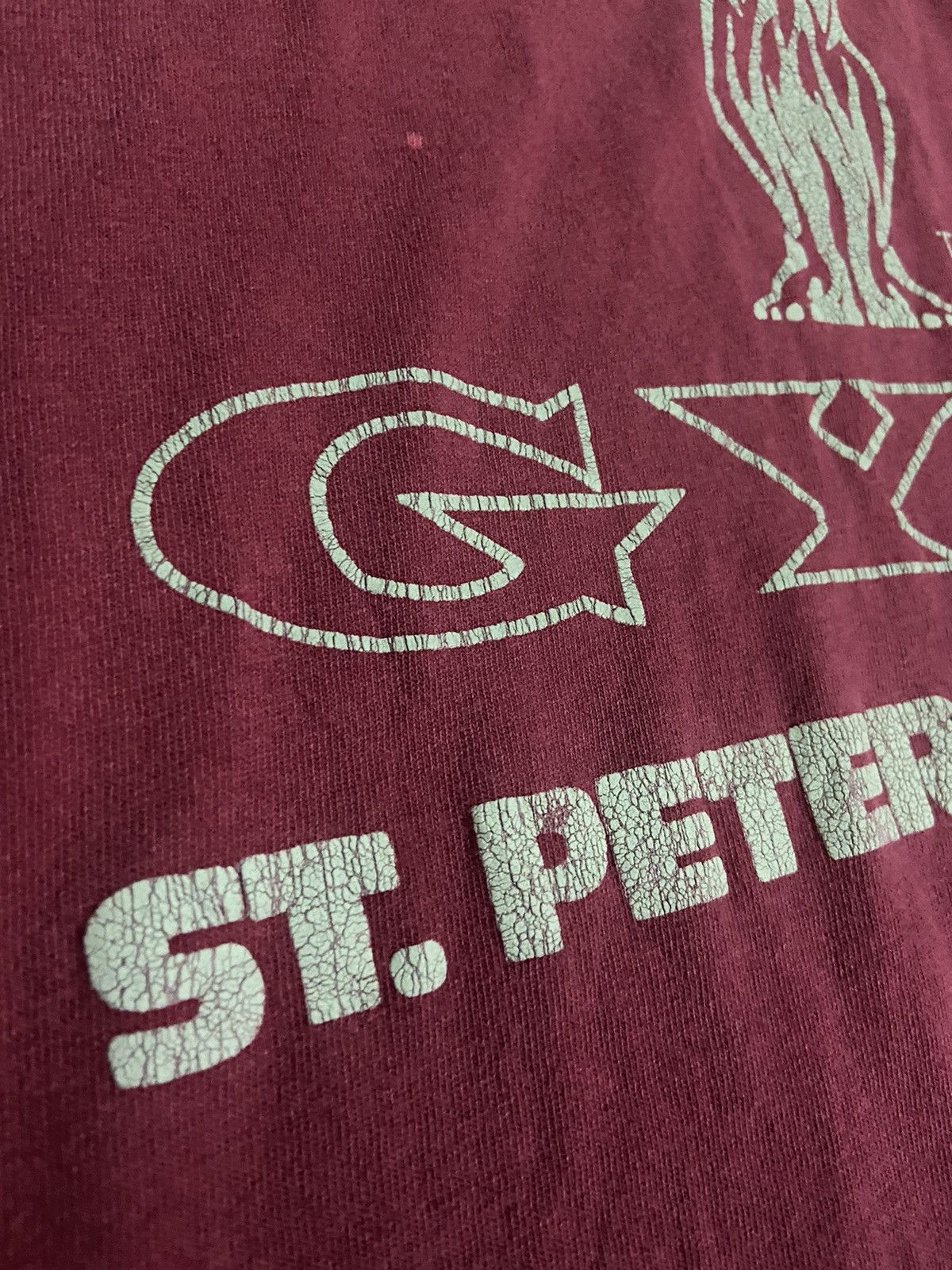 Vintage 💥Vintage 90s💥 Goldgym classic gym burgundy nice fade size M Size US M / EU 48-50 / 2 - 10 Thumbnail