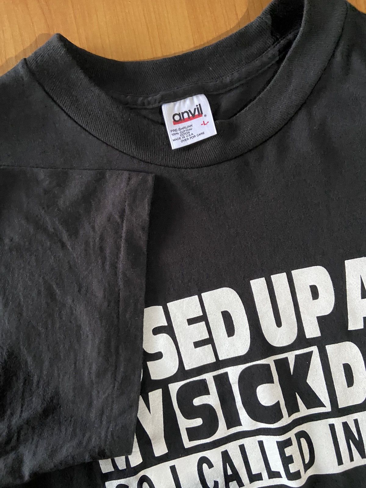 Vintage Vintage 90s i used up all my sick days so i called in dead L Size US L / EU 52-54 / 3 - 5 Thumbnail