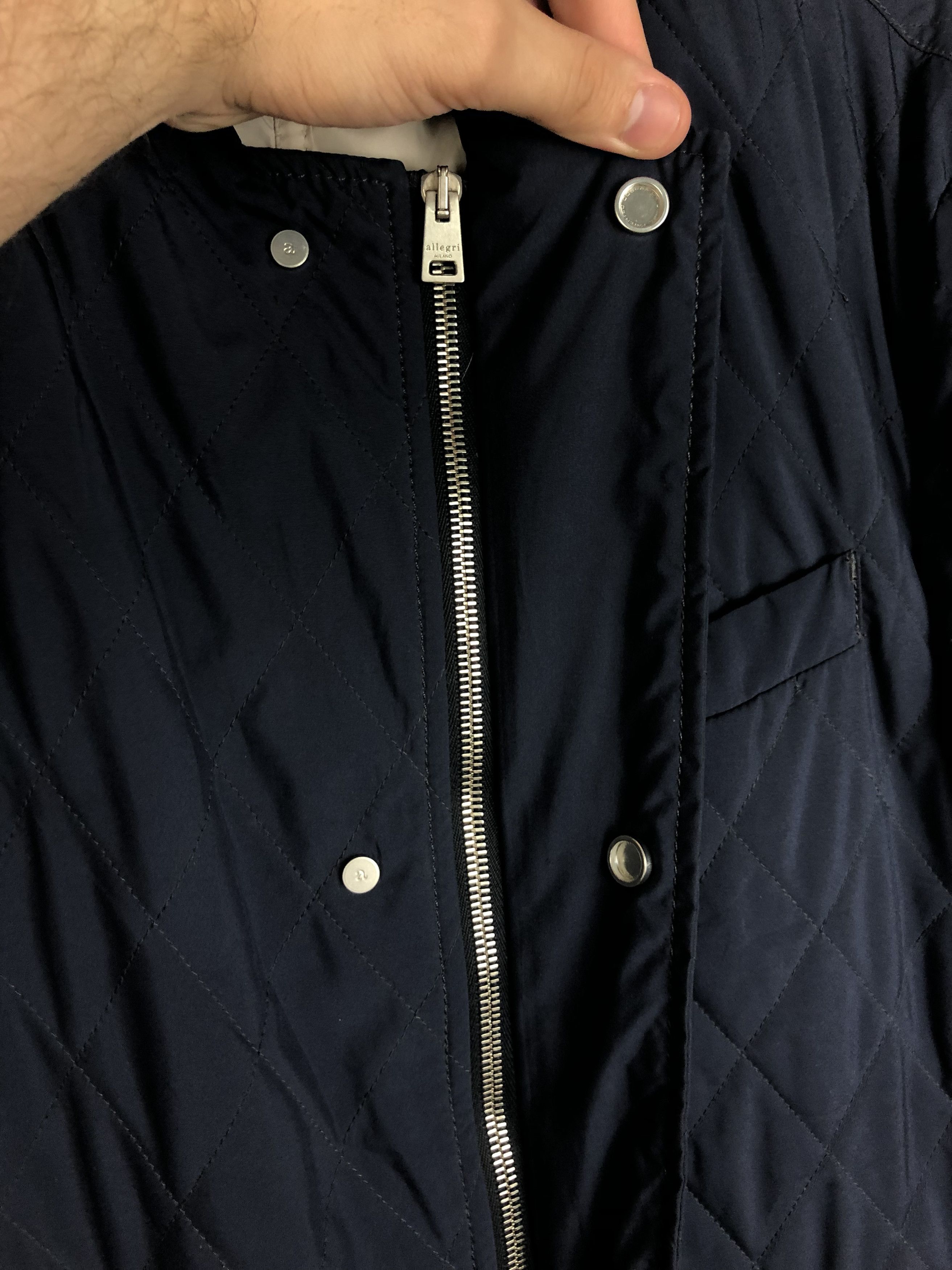 Allegri ALLEGRI MILANO JACKET CITY NYLON 2120 NAVY SIZE 46 Size US S / EU 44-46 / 1 - 7 Thumbnail