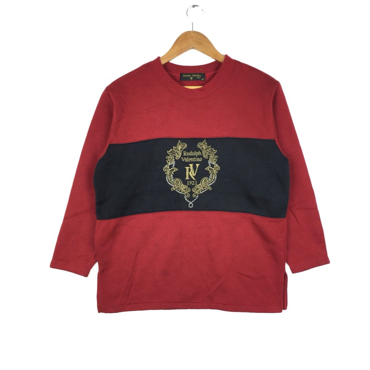Vintage RUDOLPH VALENTINO SWEATSHIRT JUMPER Size US M / EU 48-50 / 2 - 1 Thumbnail