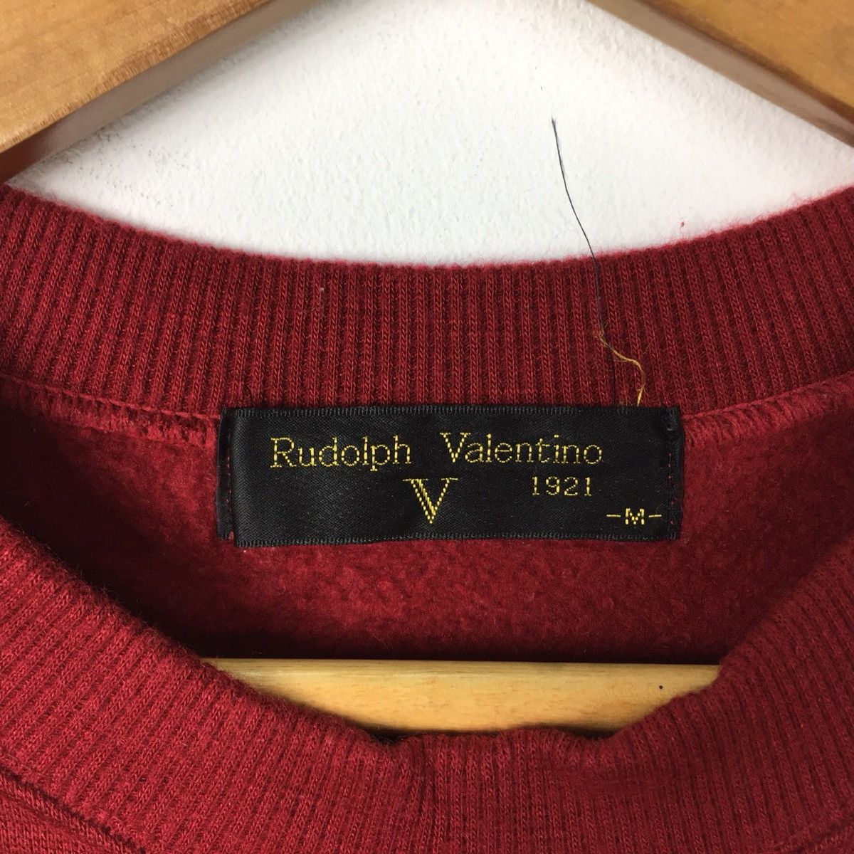 Vintage RUDOLPH VALENTINO SWEATSHIRT JUMPER Size US M / EU 48-50 / 2 - 2 Thumbnail
