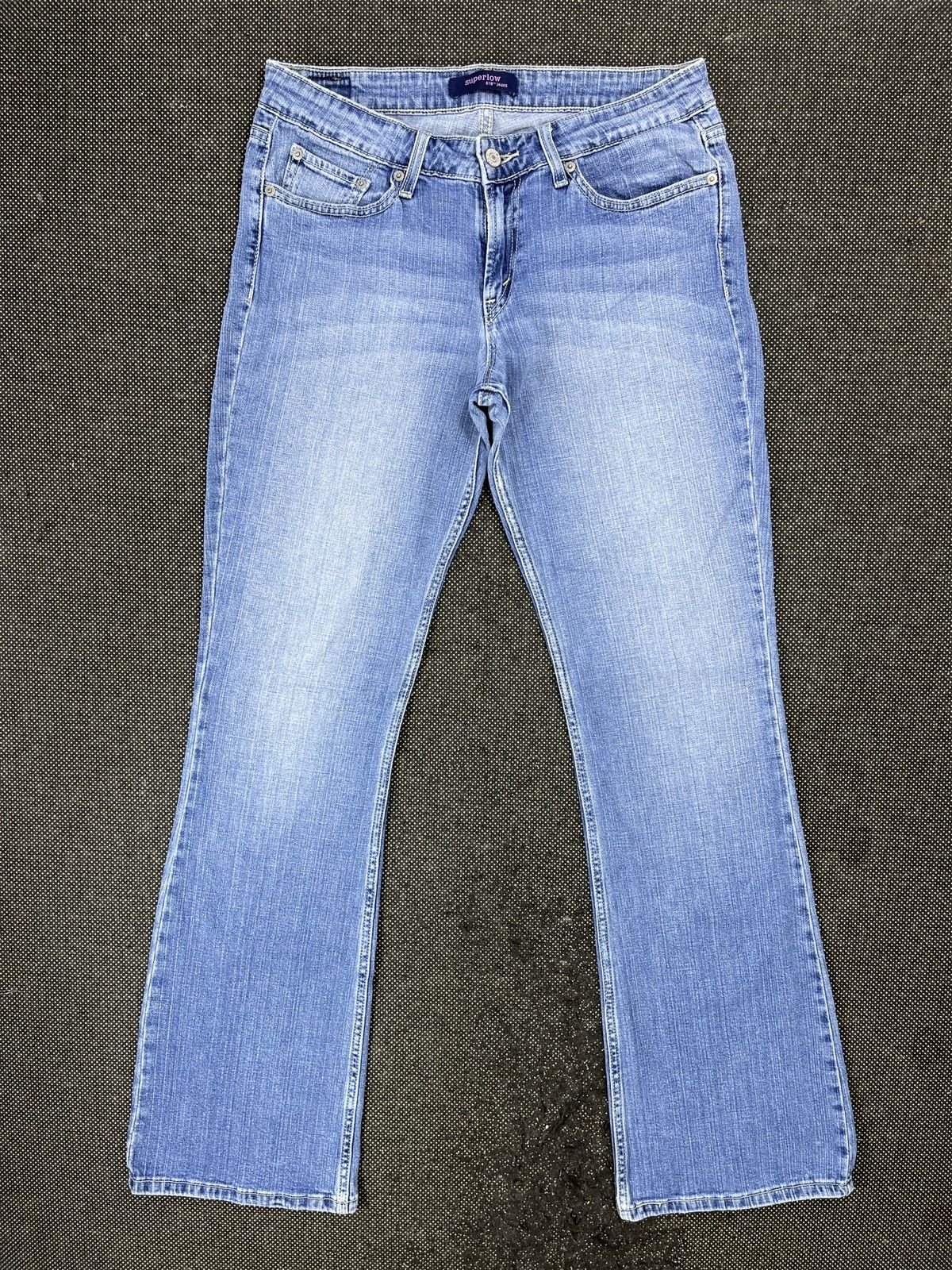image of Levis 518 Flare Jeans - Jp100 in Blue, Women's (Size 32)