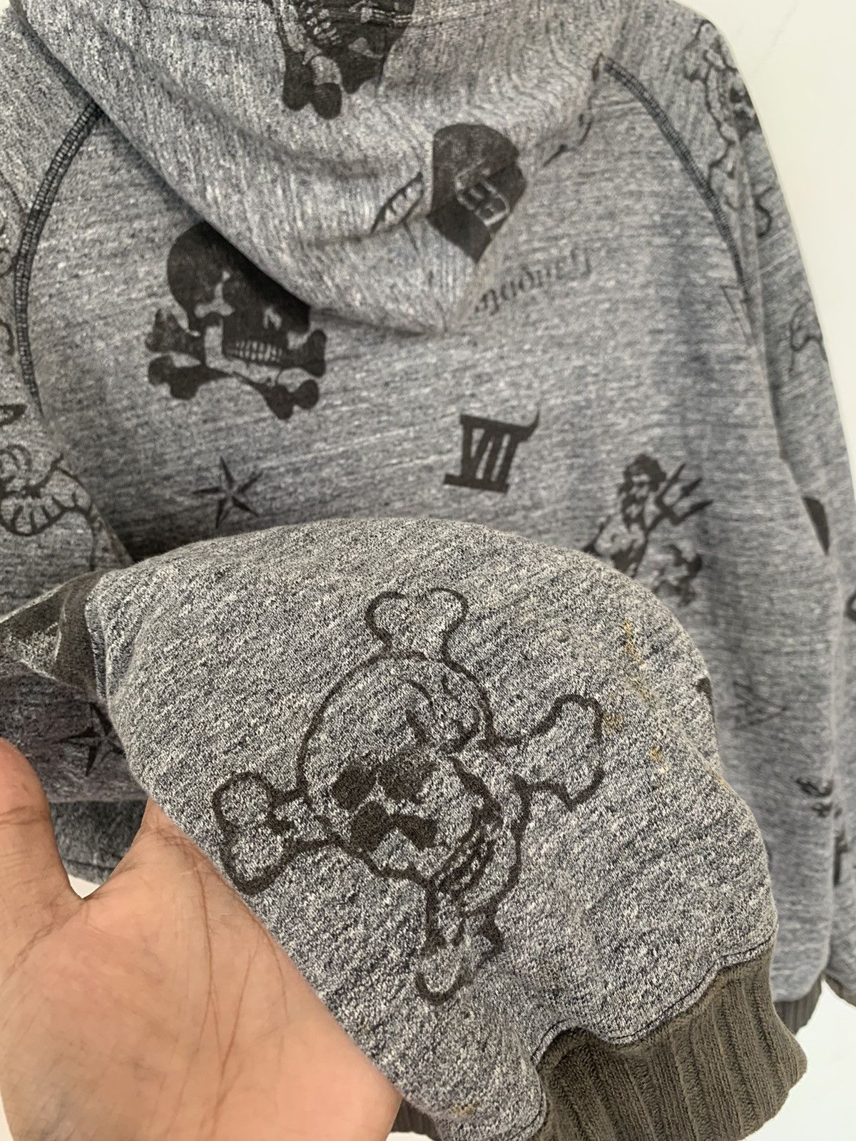 If Six Was Nine Vintage Nexus7 Full Print Thermal Zip Hoodie Size US L / EU 52-54 / 3 - 11 Thumbnail