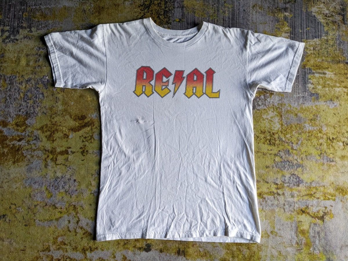 Vintage 00s Real Skateboard parody ACDC