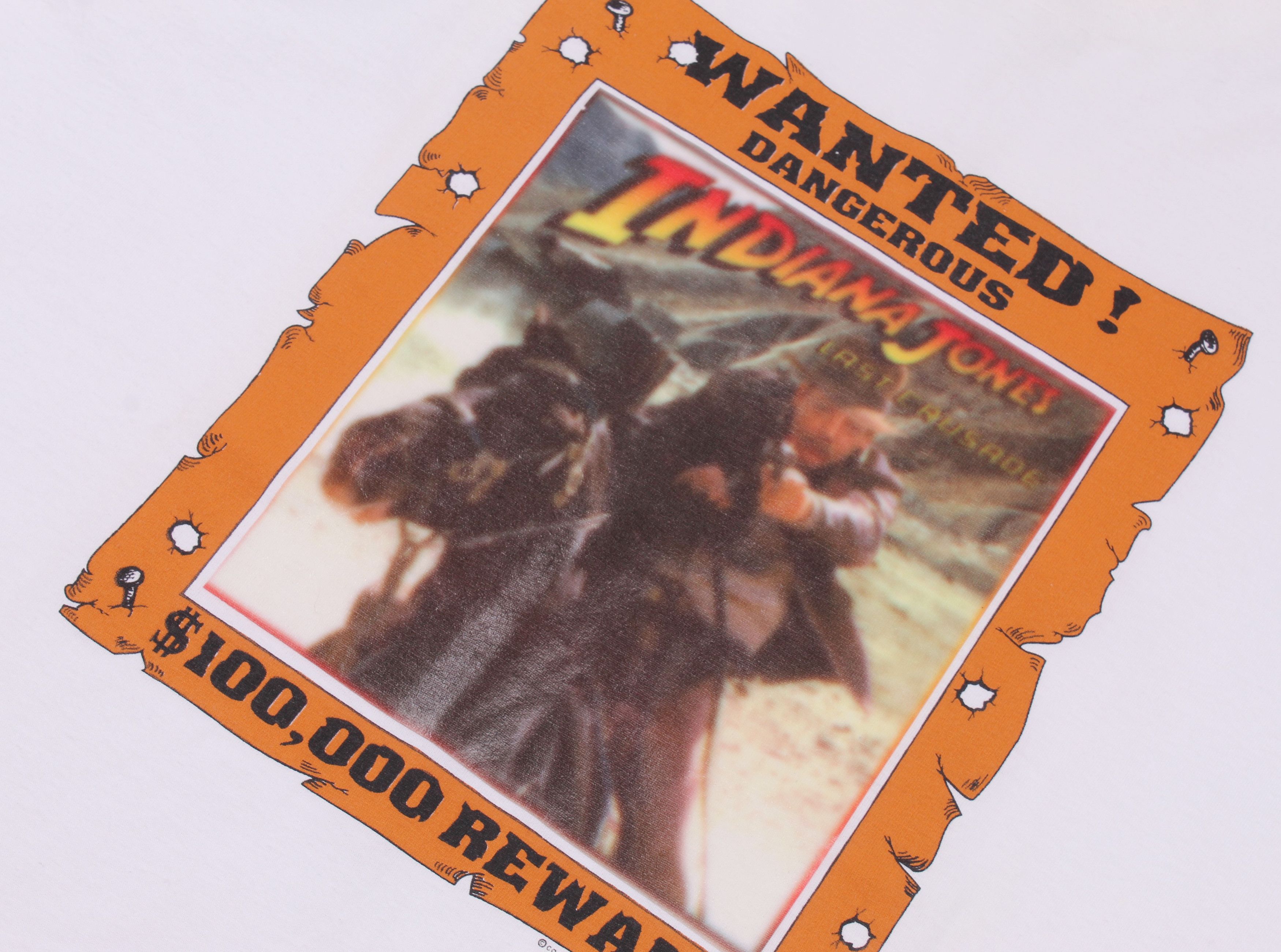 Vintage Vintage 89 Indiana Jones The Last Crusade Movie Promo Tshirt Size US XL / EU 56 / 4 - 3 Thumbnail