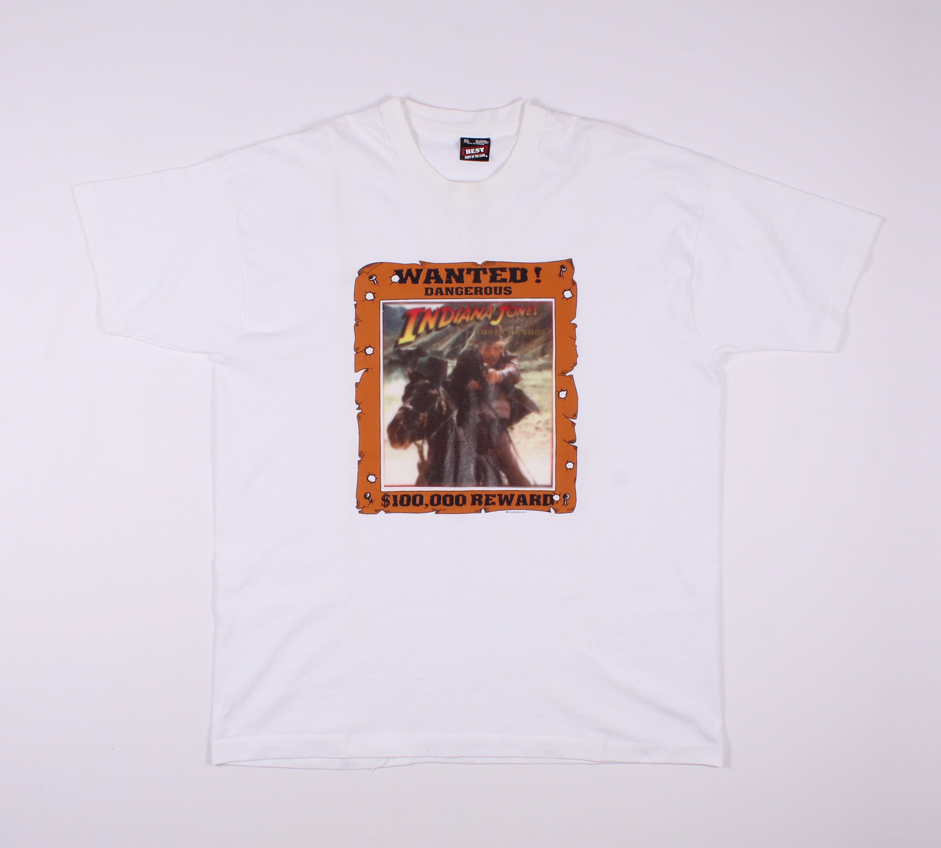 Vintage Vintage 89 Indiana Jones The Last Crusade Movie Promo Tshirt Size US XL / EU 56 / 4 - 1 Thumbnail