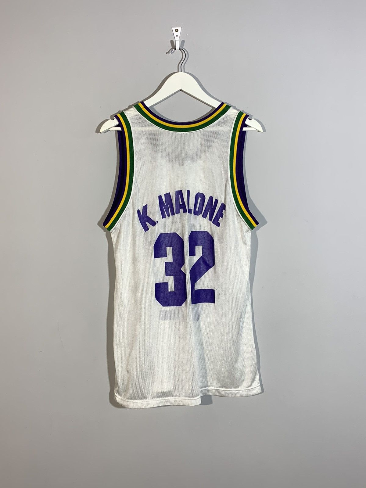 Champion × NBA × Vintage #32 K.Malone Jazz Utah Champion Vintage NBA Jersey Size US L / EU 52-54 / 3 - 7 Thumbnail
