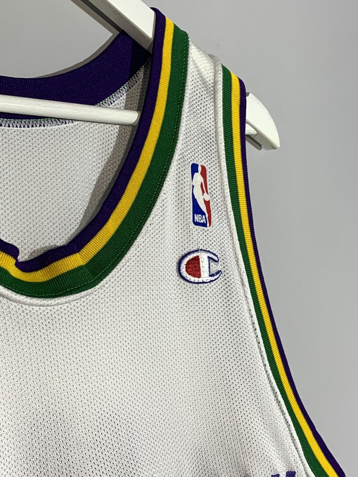 Champion × NBA × Vintage #32 K.Malone Jazz Utah Champion Vintage NBA Jersey Size US L / EU 52-54 / 3 - 5 Thumbnail