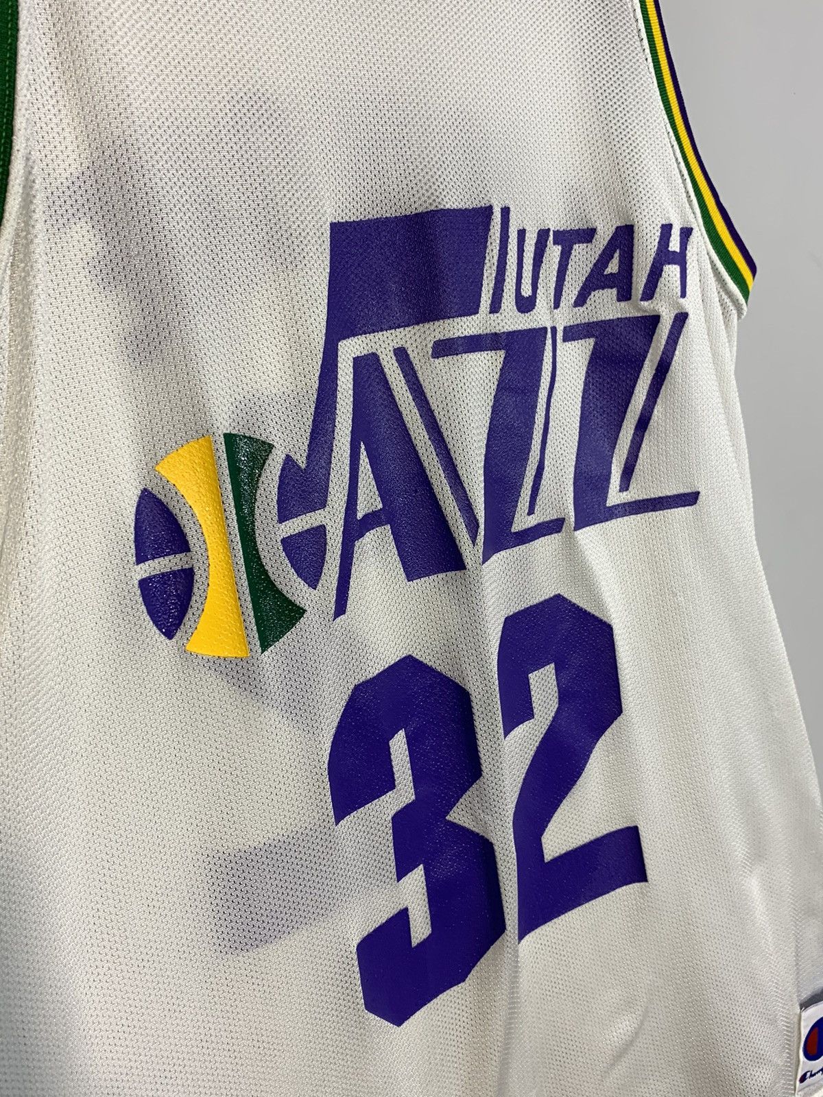 Champion × NBA × Vintage #32 K.Malone Jazz Utah Champion Vintage NBA Jersey Size US L / EU 52-54 / 3 - 4 Thumbnail