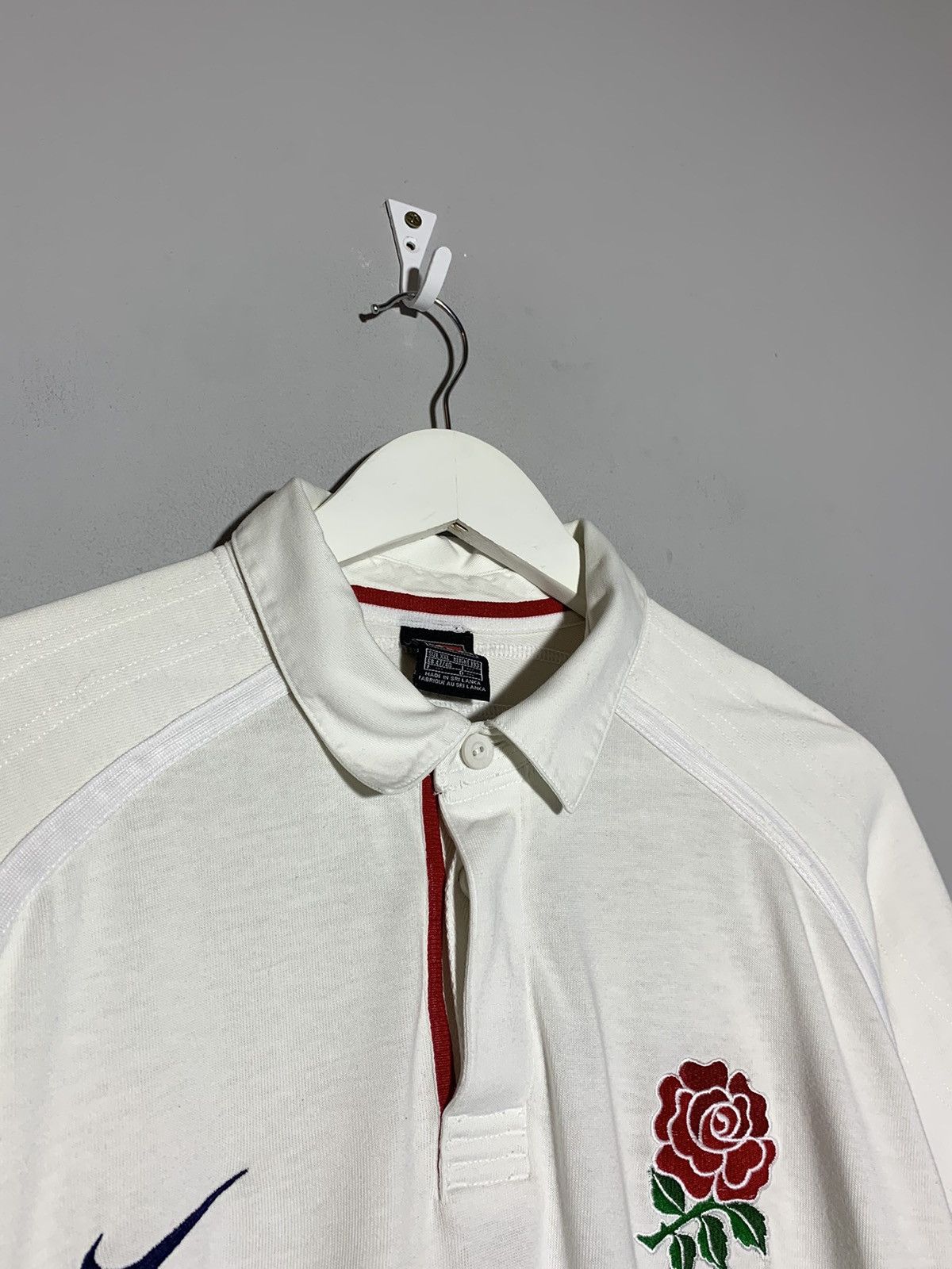 Nike × Vintage England Nike Vintage Y2k Streetwear Hype Rugby Jersey Size US XL / EU 56 / 4 - 3 Thumbnail