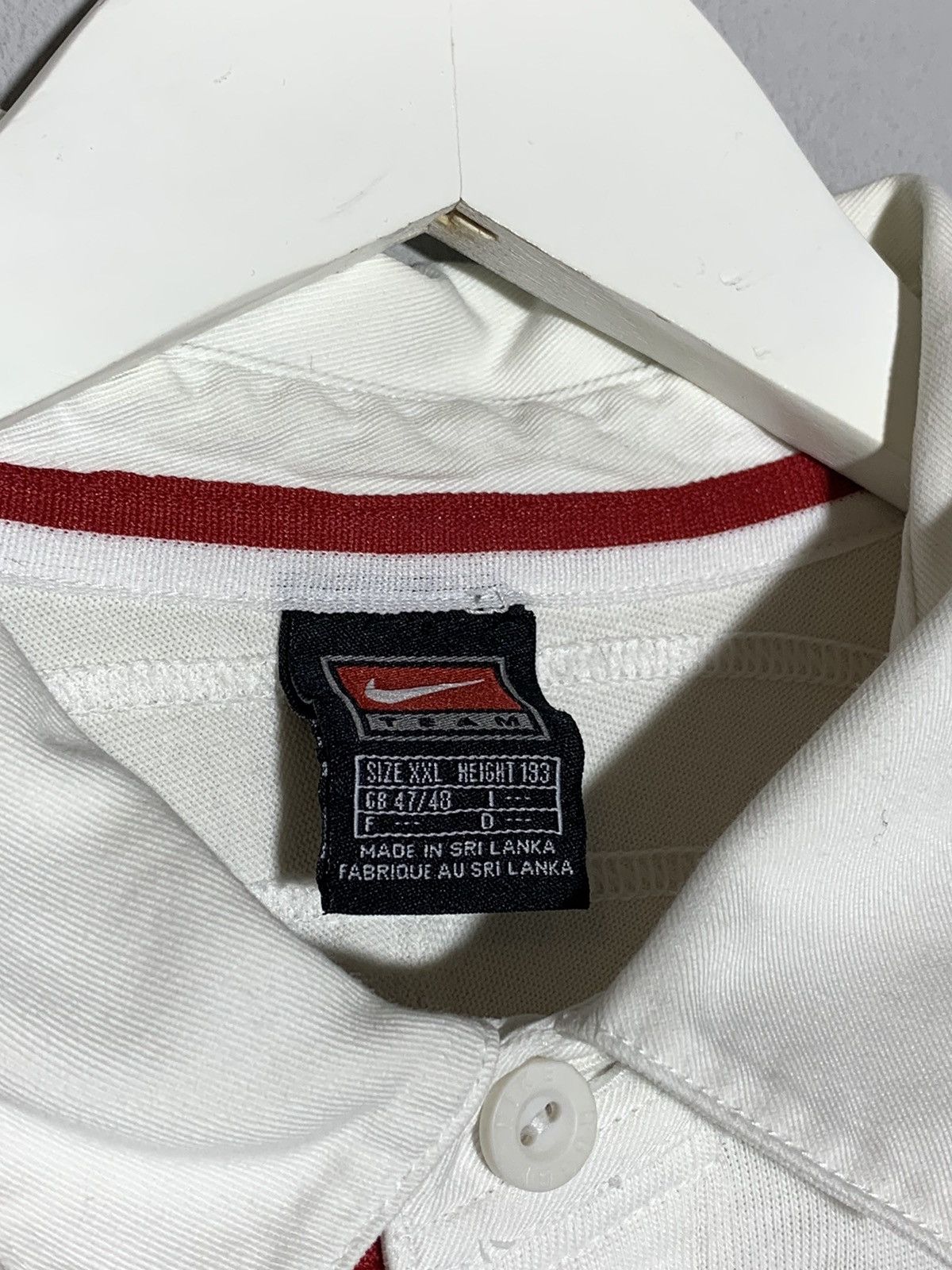 Nike × Vintage England Nike Vintage Y2k Streetwear Hype Rugby Jersey Size US XL / EU 56 / 4 - 9 Thumbnail