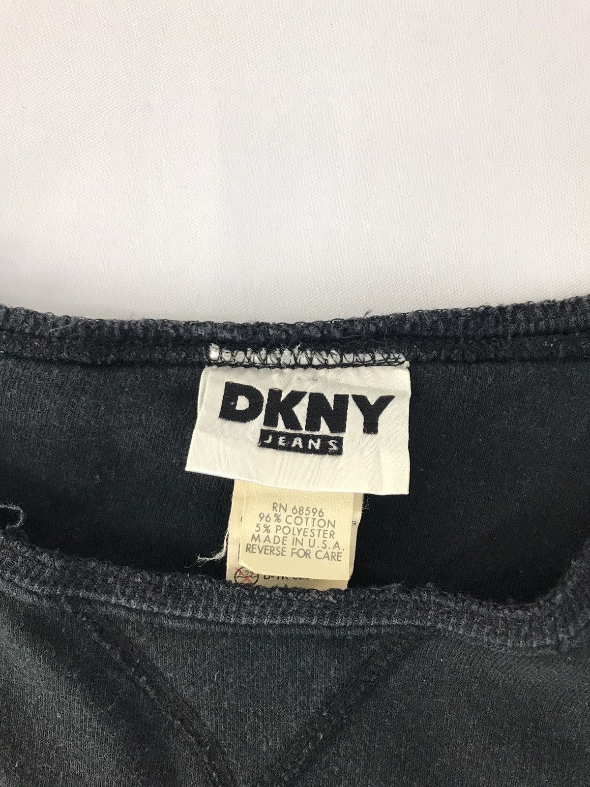 DKNY × Vintage DKNY USA Jeans Baggy Sweatshirt Crew Neck Size US L / EU 52-54 / 3 - 5 Thumbnail