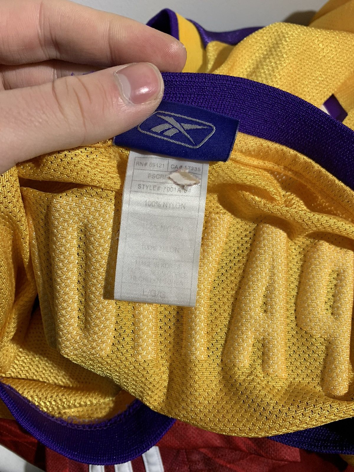 NBA × Reebok #20 Payton L.A Lakers Reebok Y2k Streetwear NBA Jersey Size US L / EU 52-54 / 3 - 11 Thumbnail