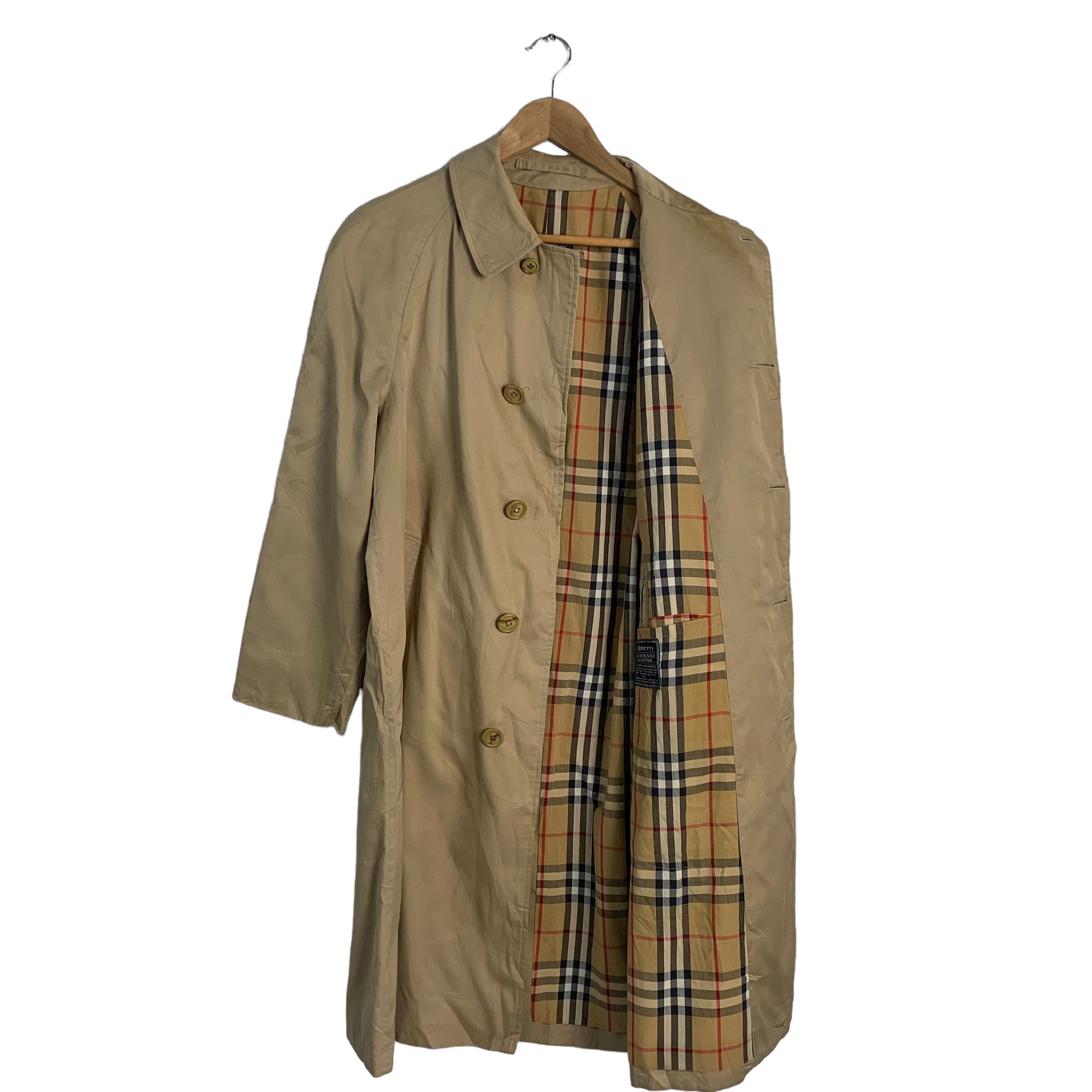 Burberry Vintage Burberrys Nova Check Inside Trench Coat Size US M / EU 48-50 / 2 - 5 Thumbnail