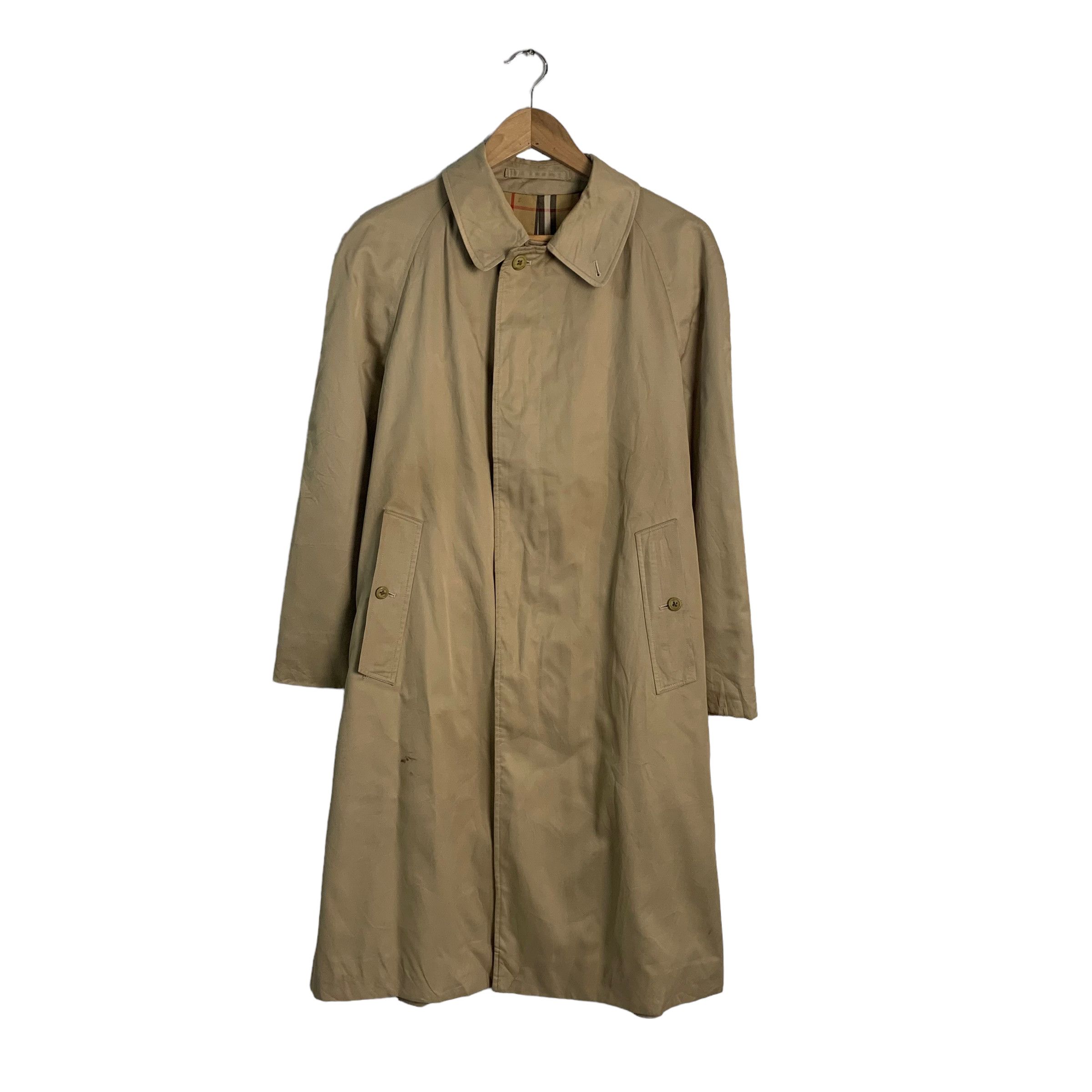 Burberry Vintage Burberrys Nova Check Inside Trench Coat Size US M / EU 48-50 / 2 - 1 Thumbnail