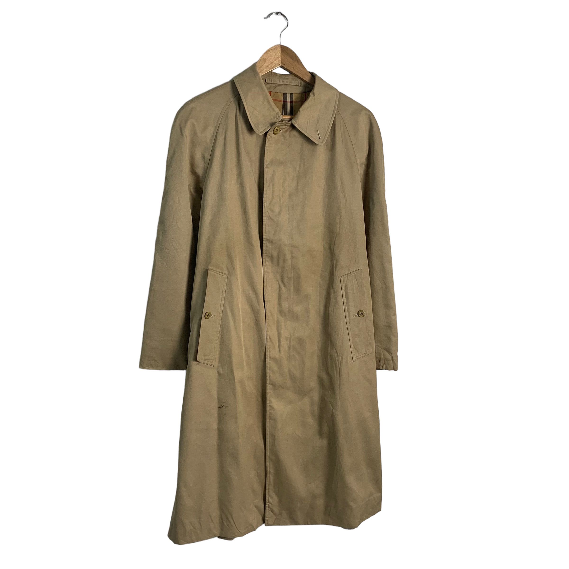 Burberry Vintage Burberrys Nova Check Inside Trench Coat Size US M / EU 48-50 / 2 - 2 Thumbnail