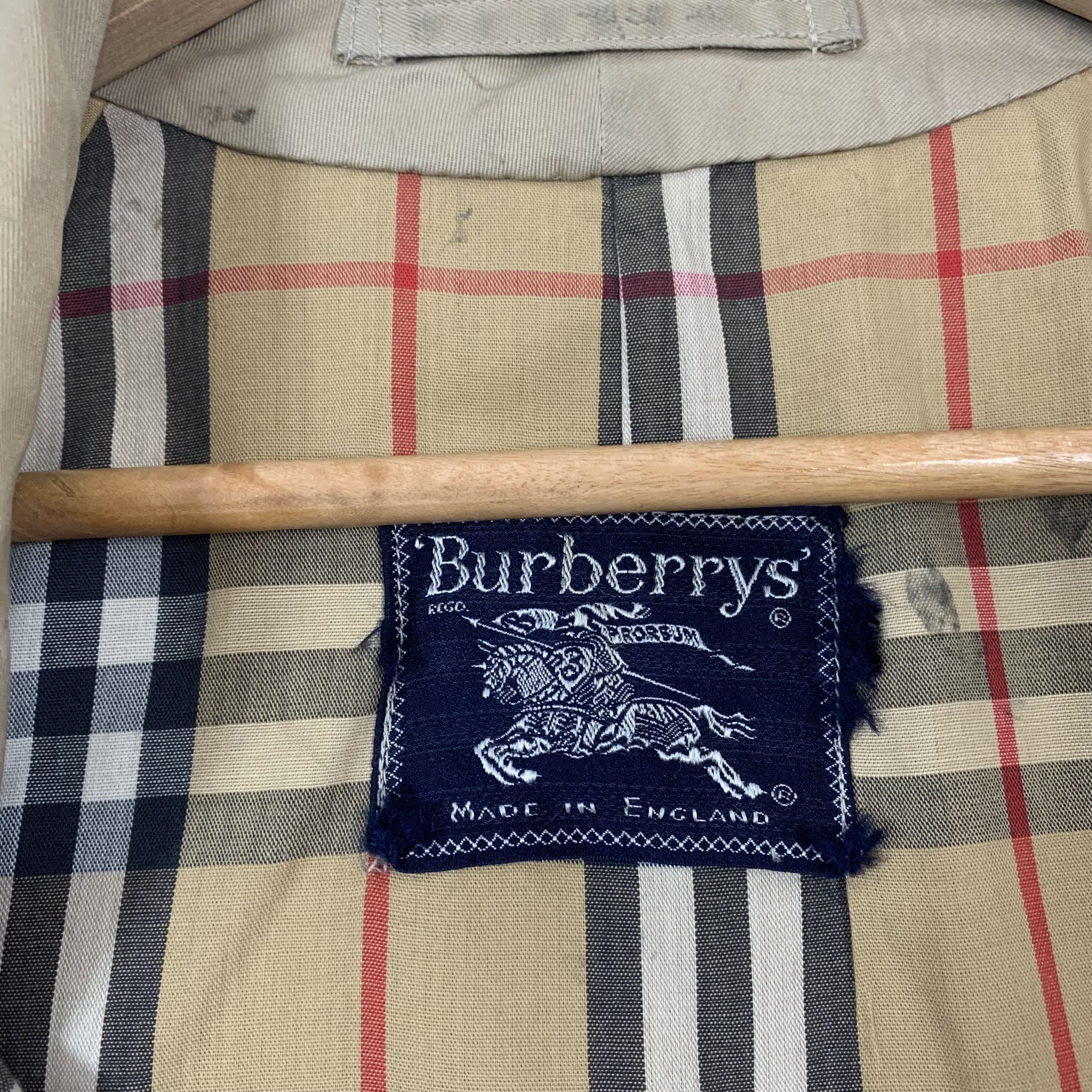 Burberry Vintage Burberrys Nova Check Inside Trench Coat Size US M / EU 48-50 / 2 - 6 Thumbnail