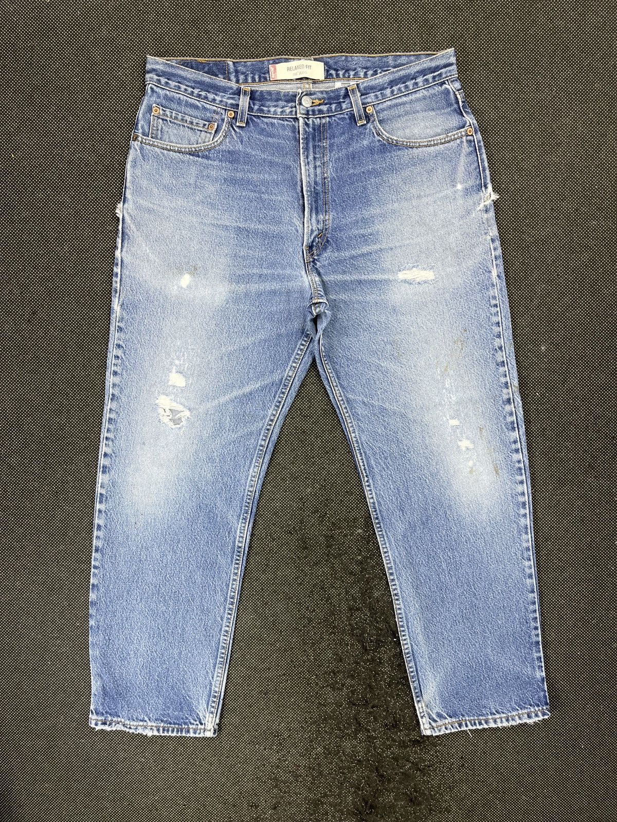 Levi's Vintage Levis 550 Stone Wash Jeans - J458 Size US 37 - 1 Thumbnail