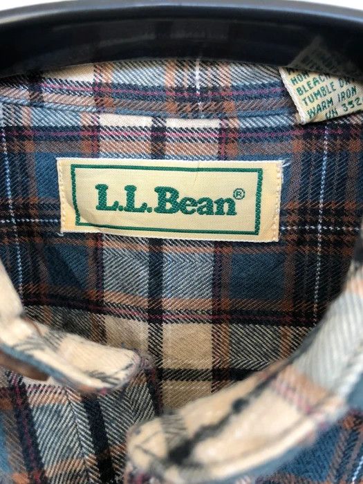 L.L. Bean Vintage L.L. Bean Plaid Tartan Flannel Shirt 👕 Size US M / EU 48-50 / 2 - 4 Thumbnail