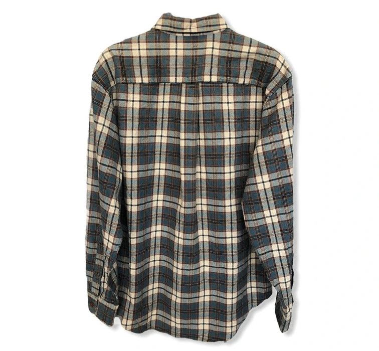 L.L. Bean Vintage L.L. Bean Plaid Tartan Flannel Shirt 👕 Size US M / EU 48-50 / 2 - 3 Thumbnail