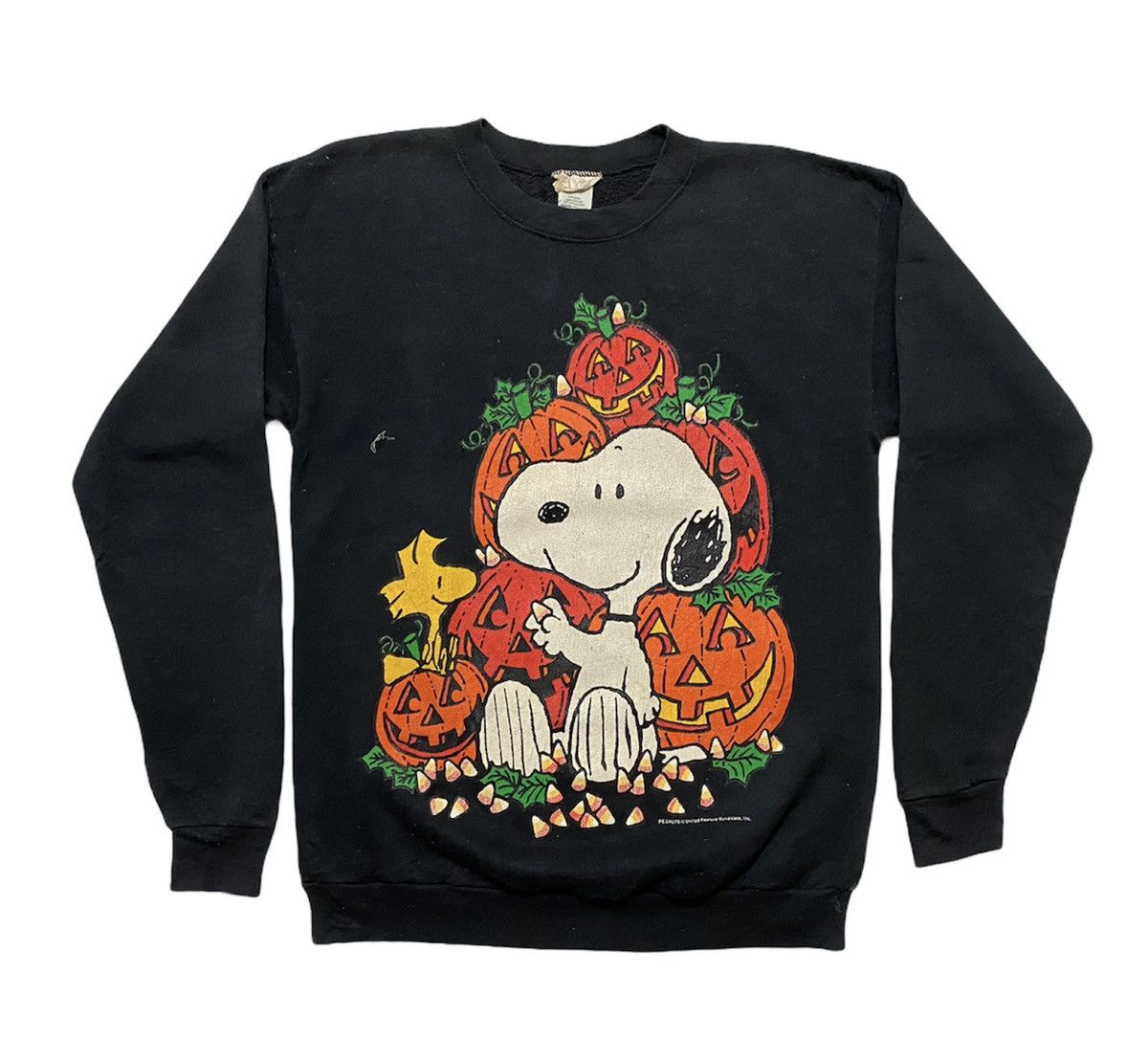 Peanuts × Vintage Vintage Peanuts X Hallowen Sweatshirt Size US L / EU 52-54 / 3 - 1 Thumbnail
